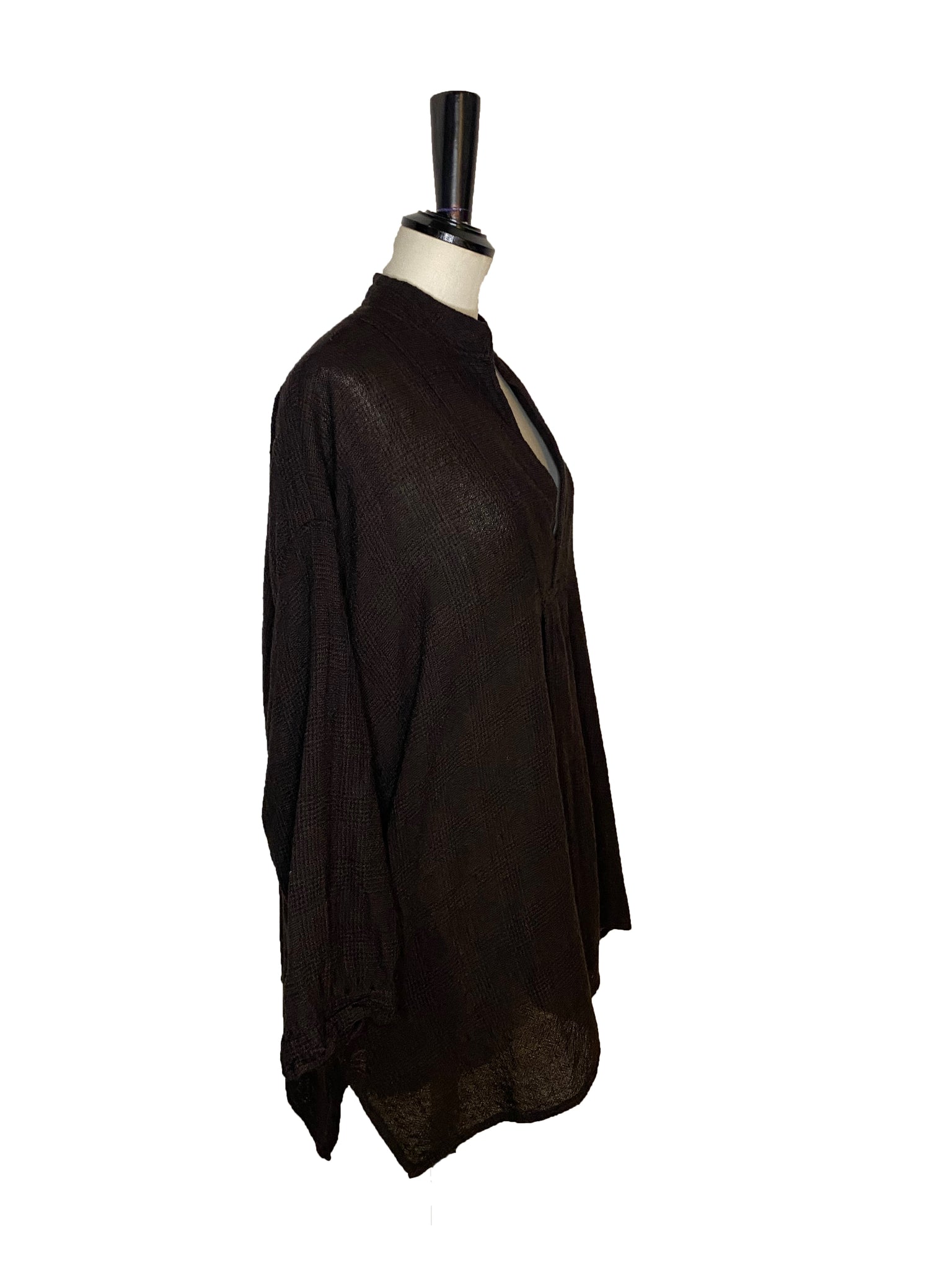 Checked Tunic Top