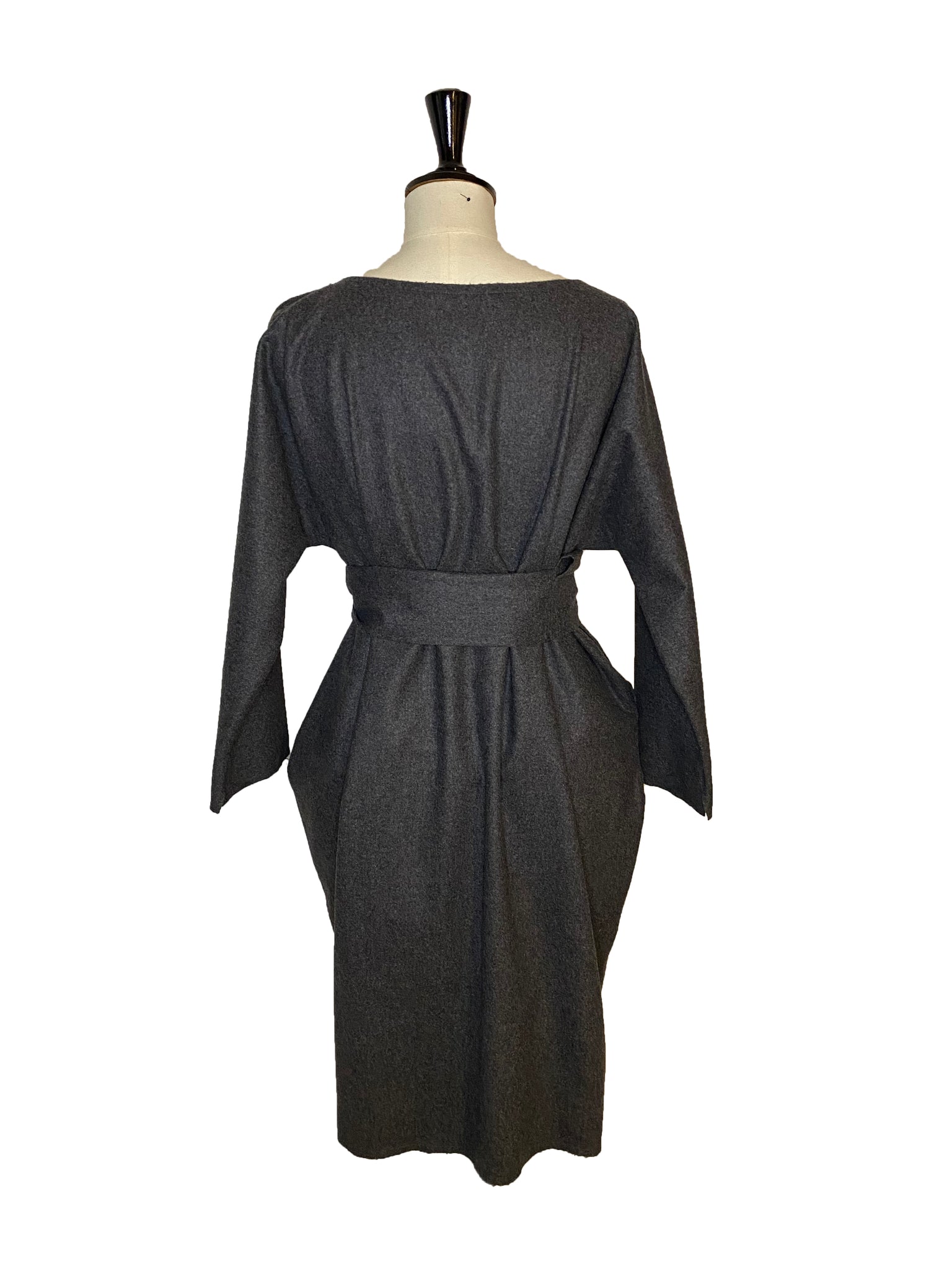 Daniela Gregis Grey Wool Dress