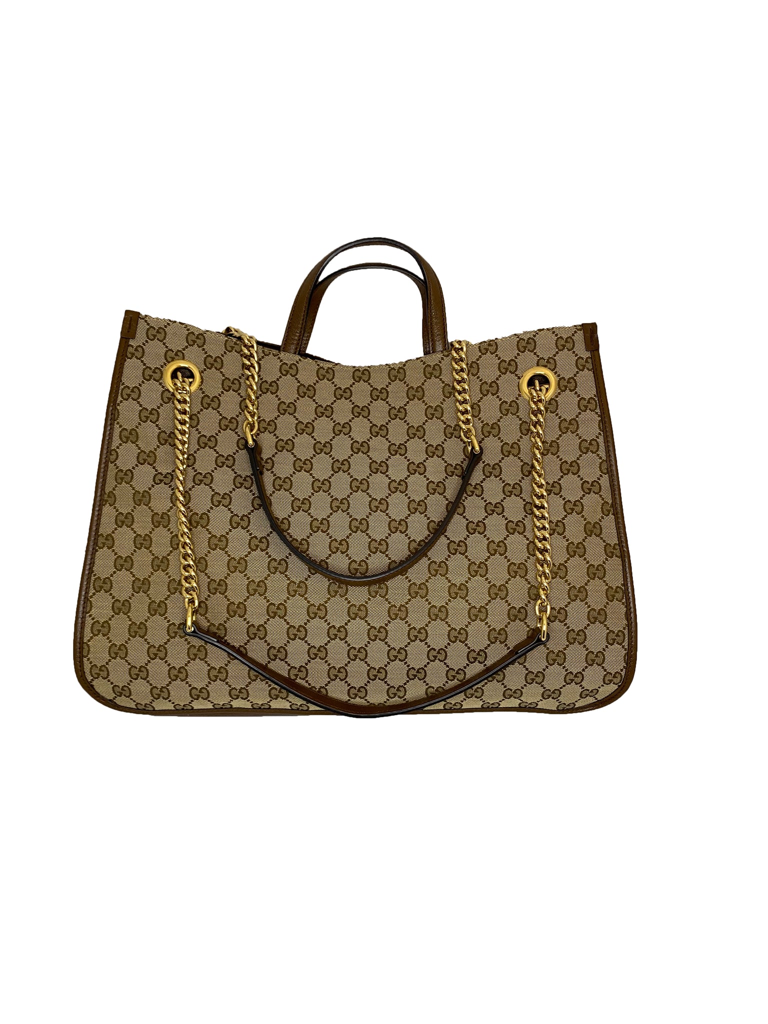 GG Canvas Horsebit 1955 Large Tote Bag