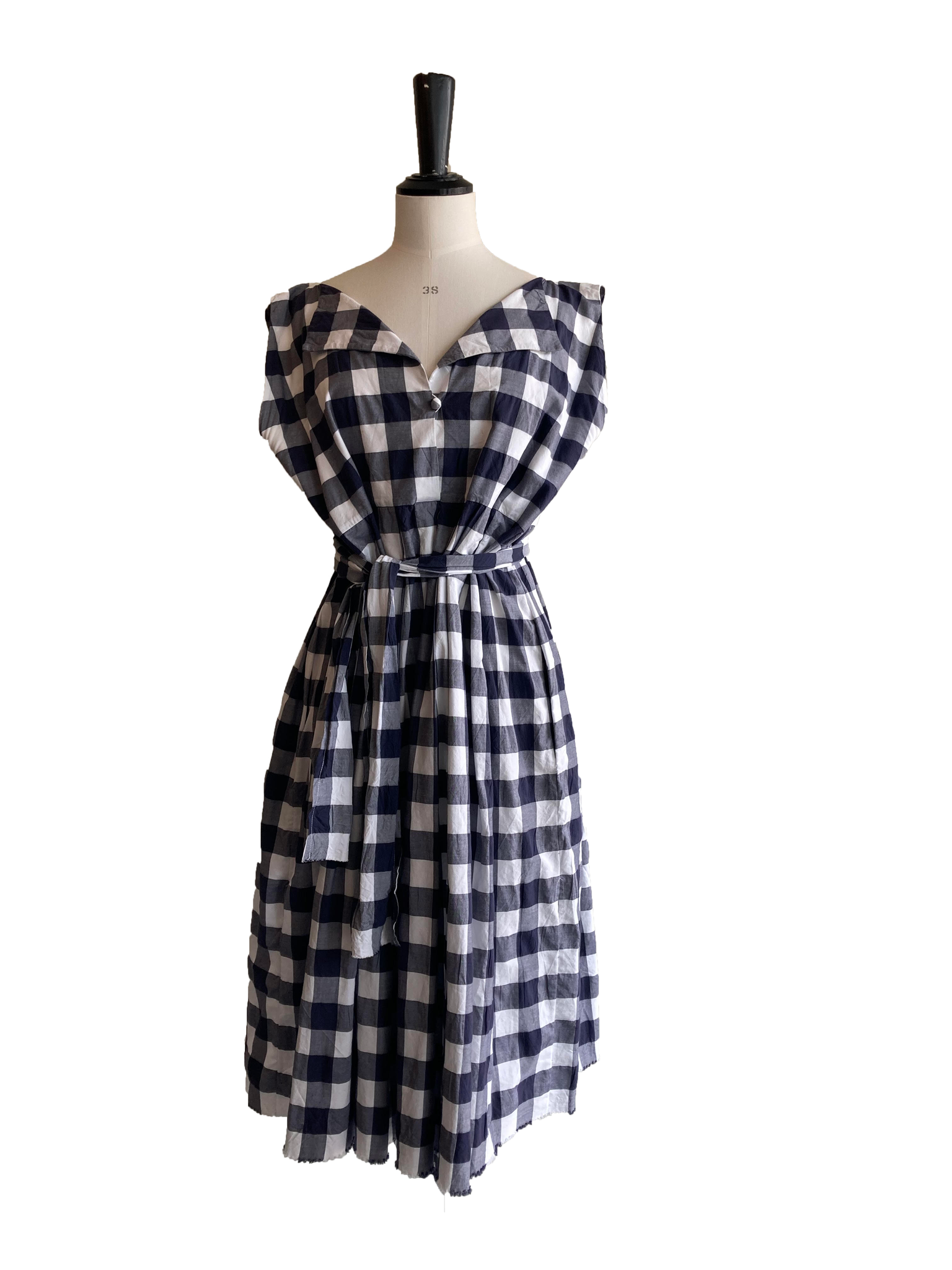 Gingham Cotton Dress