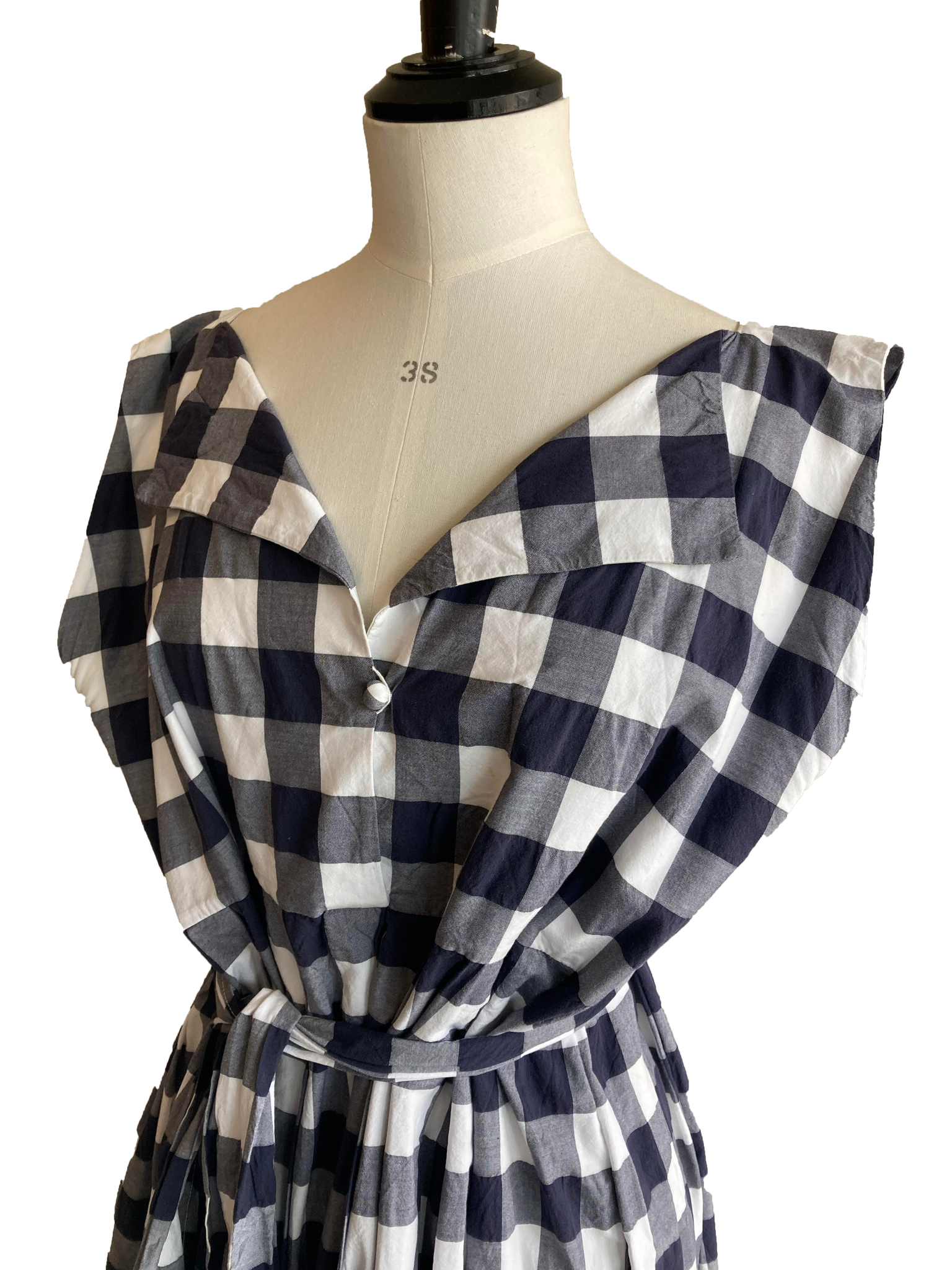 Gingham Cotton Dress