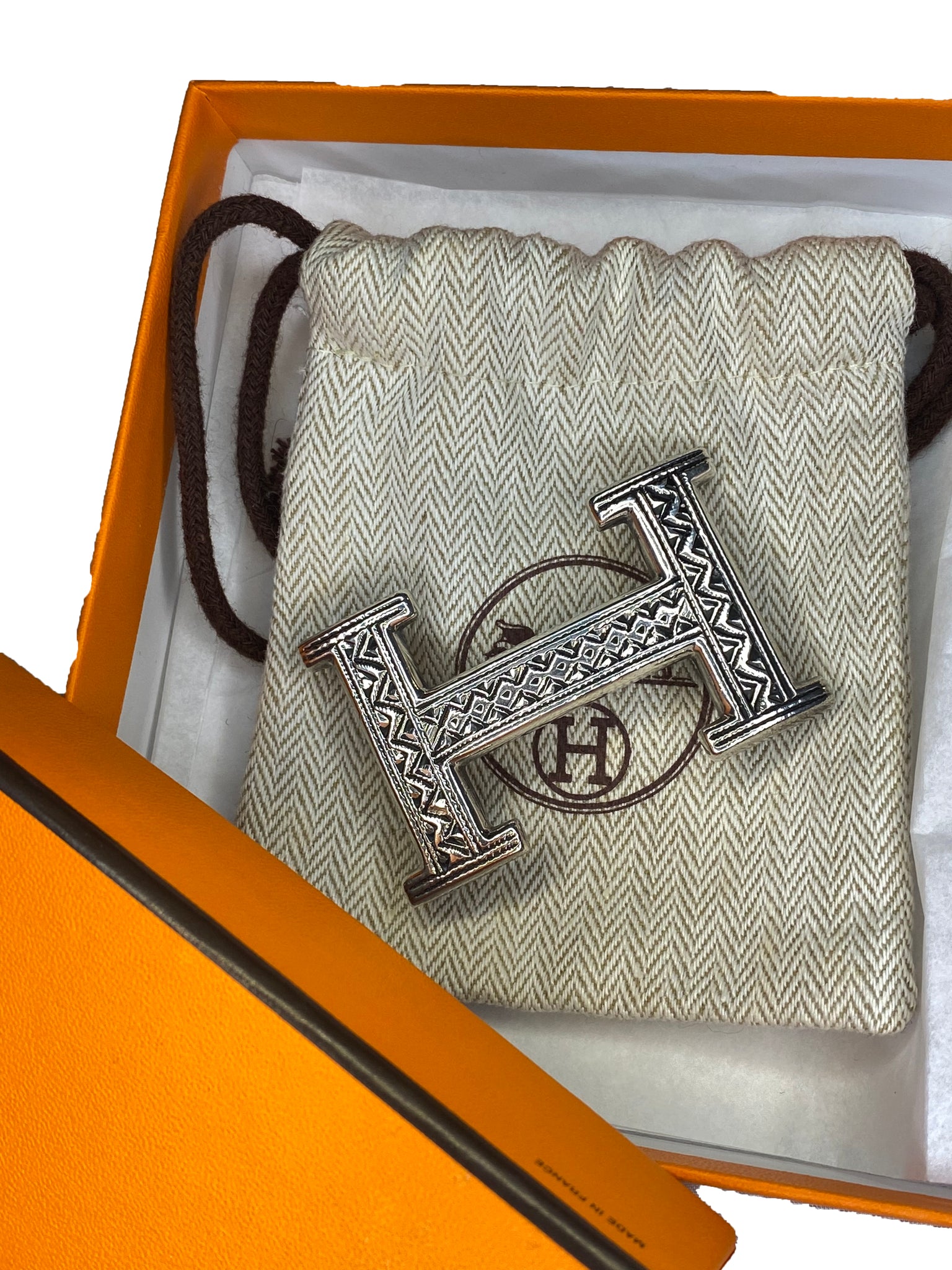 Solid Silver Handcrafted Touareg Belt Buckle