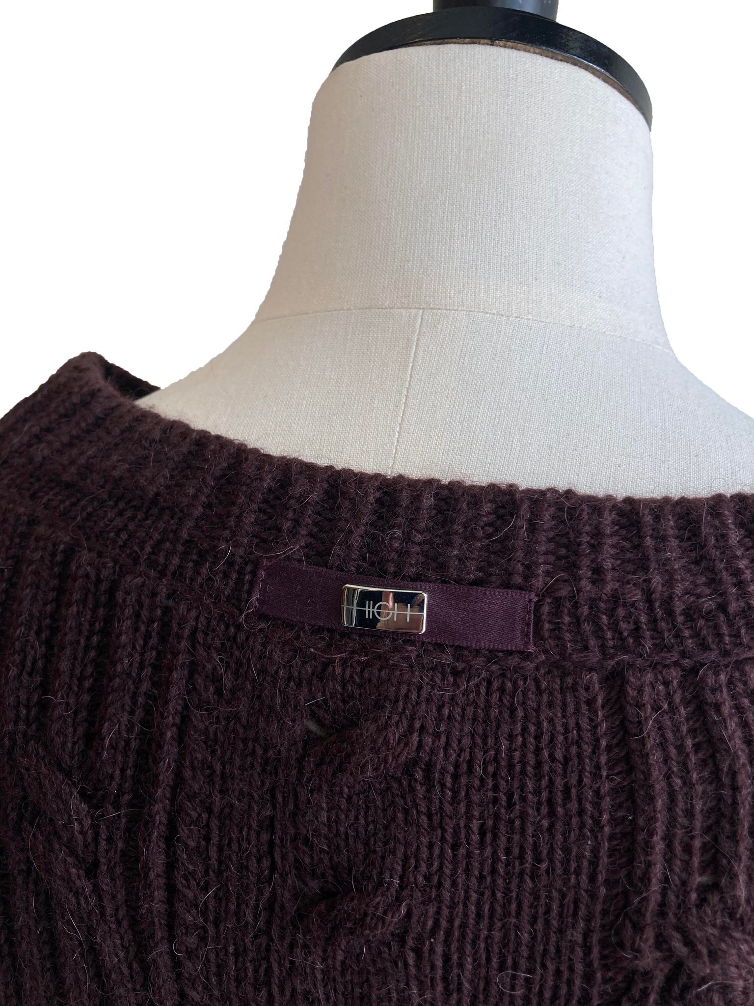Wool Cable Knit Sweater