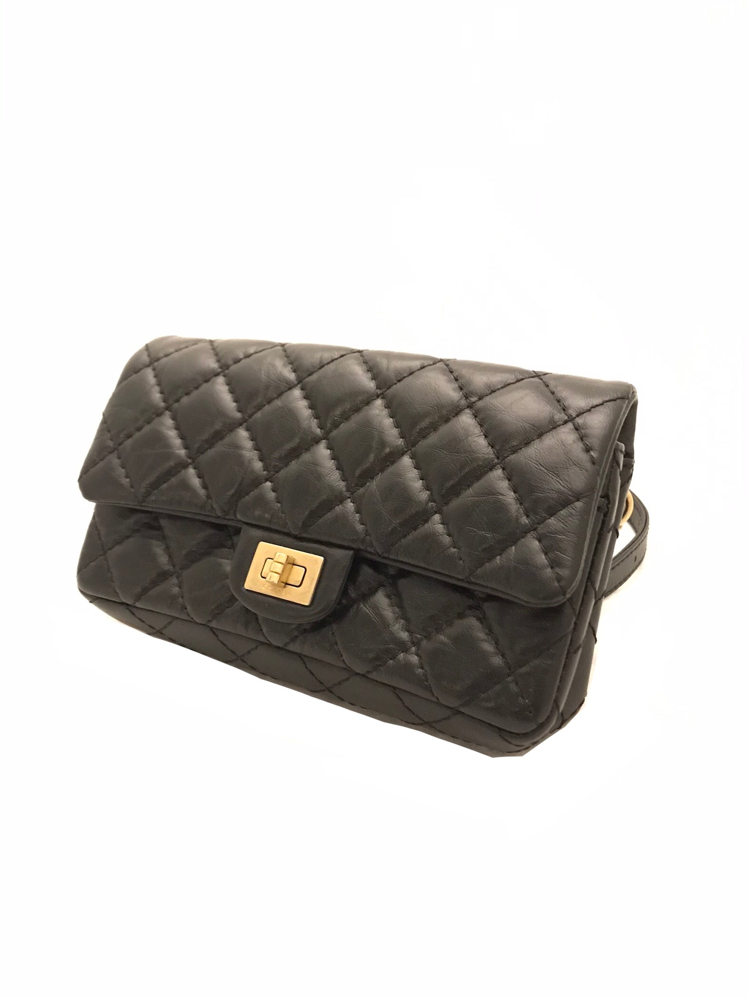 Quilted Leather Re Issue 2.55 Belt Bag