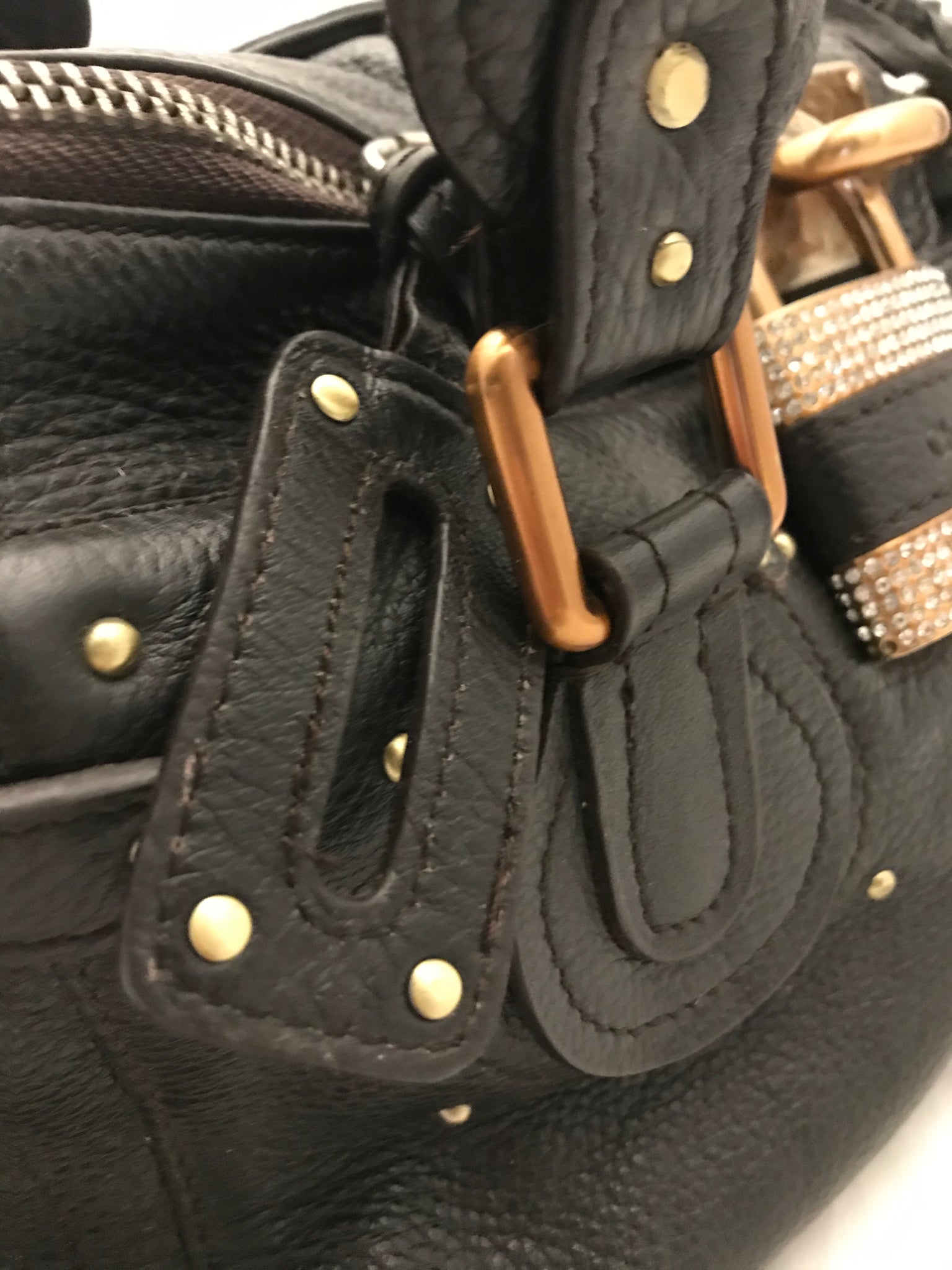 Diamante Paddington Bag