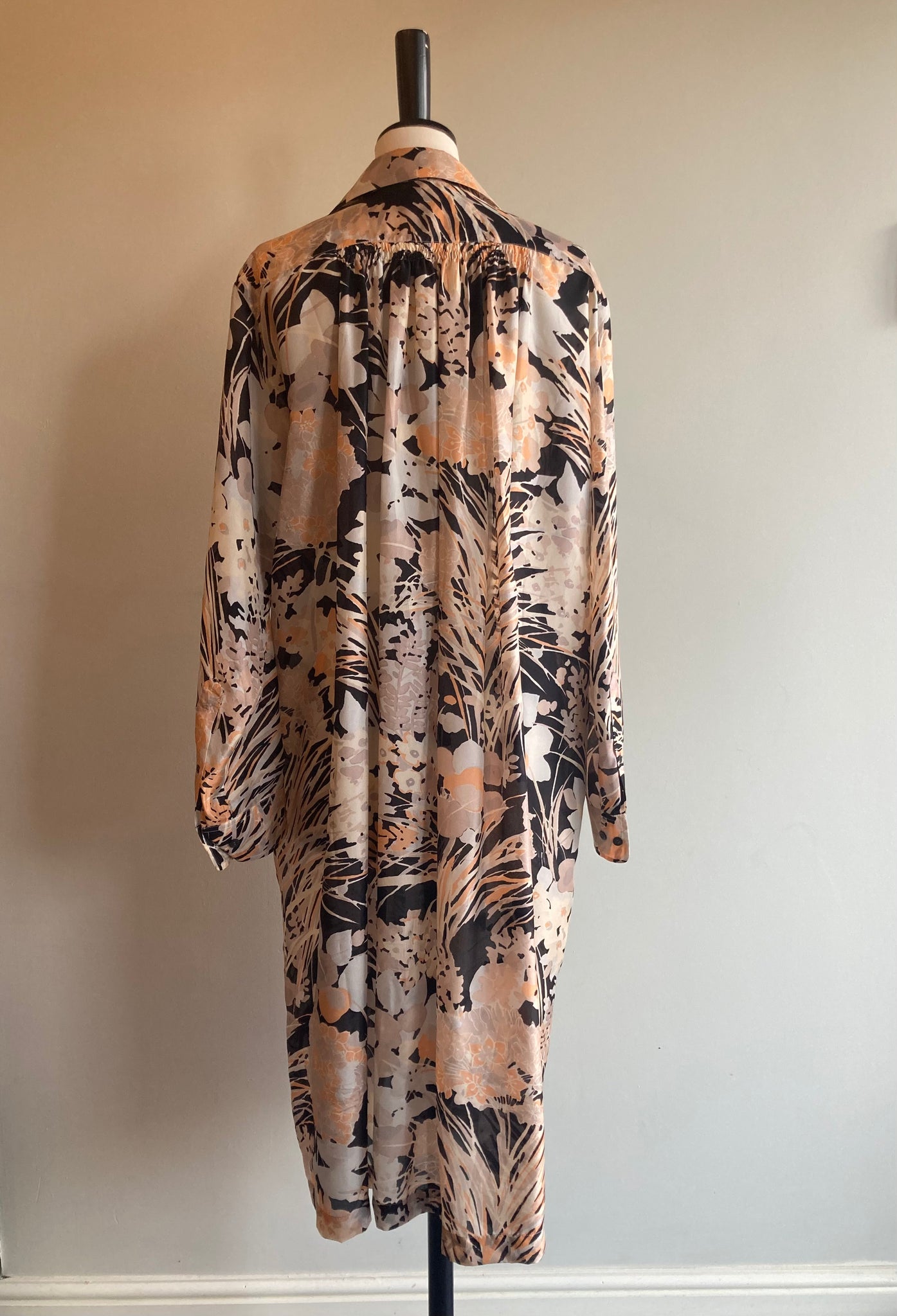 Silk Shirt Dress