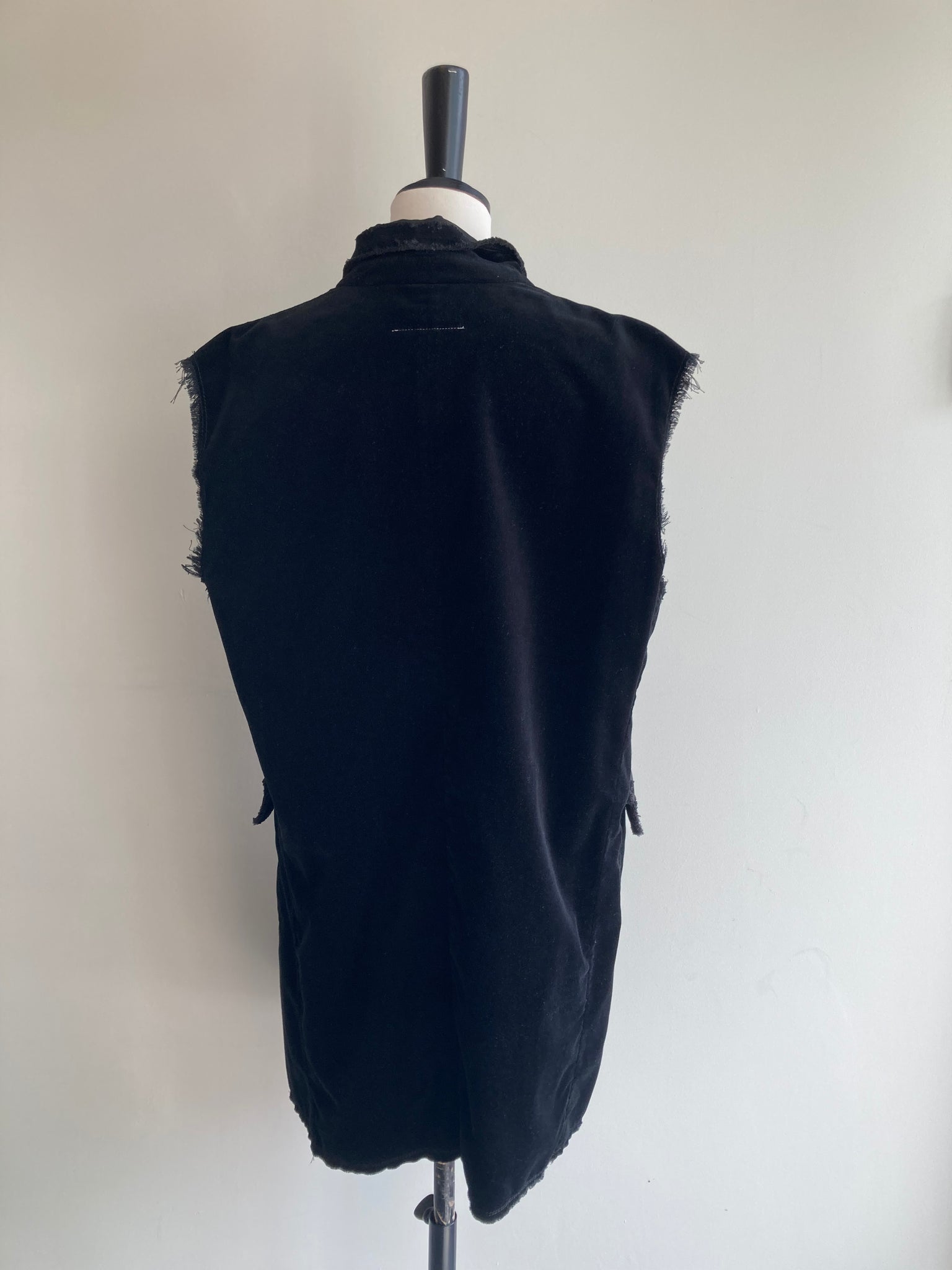 Raw Edged Velvet Trouser Suit