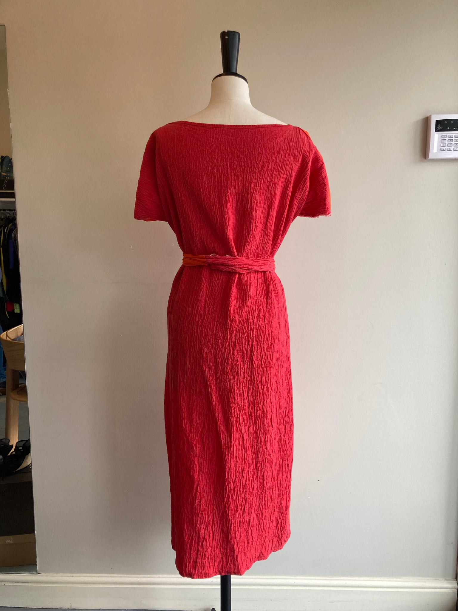 Cotton/Linen Midi Dress