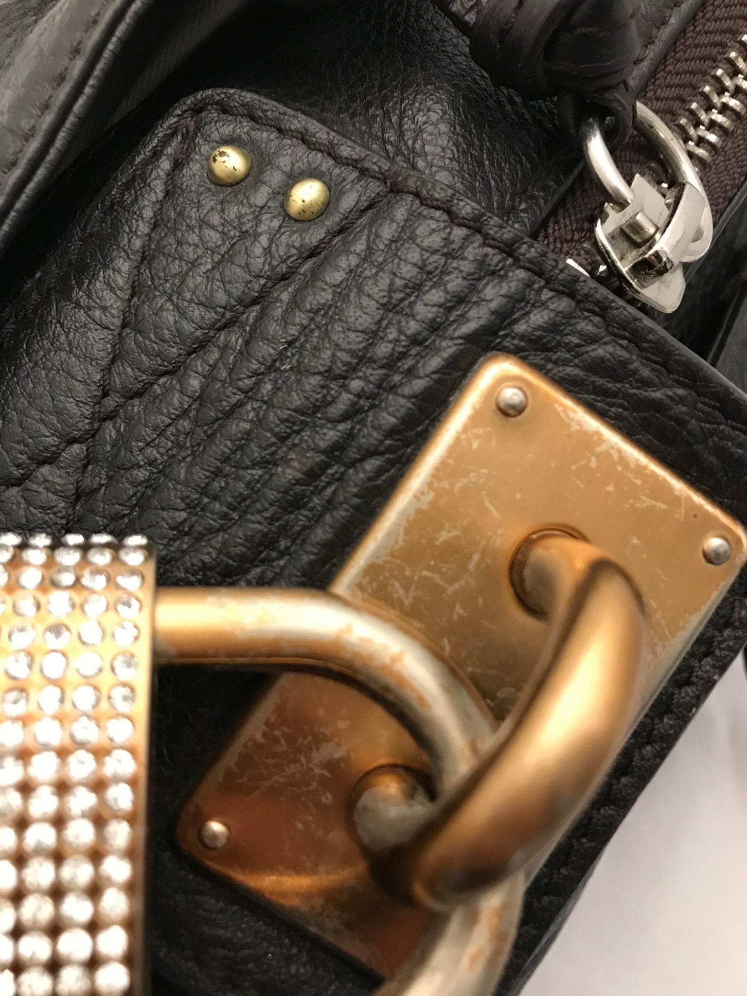 Diamante Paddington Bag