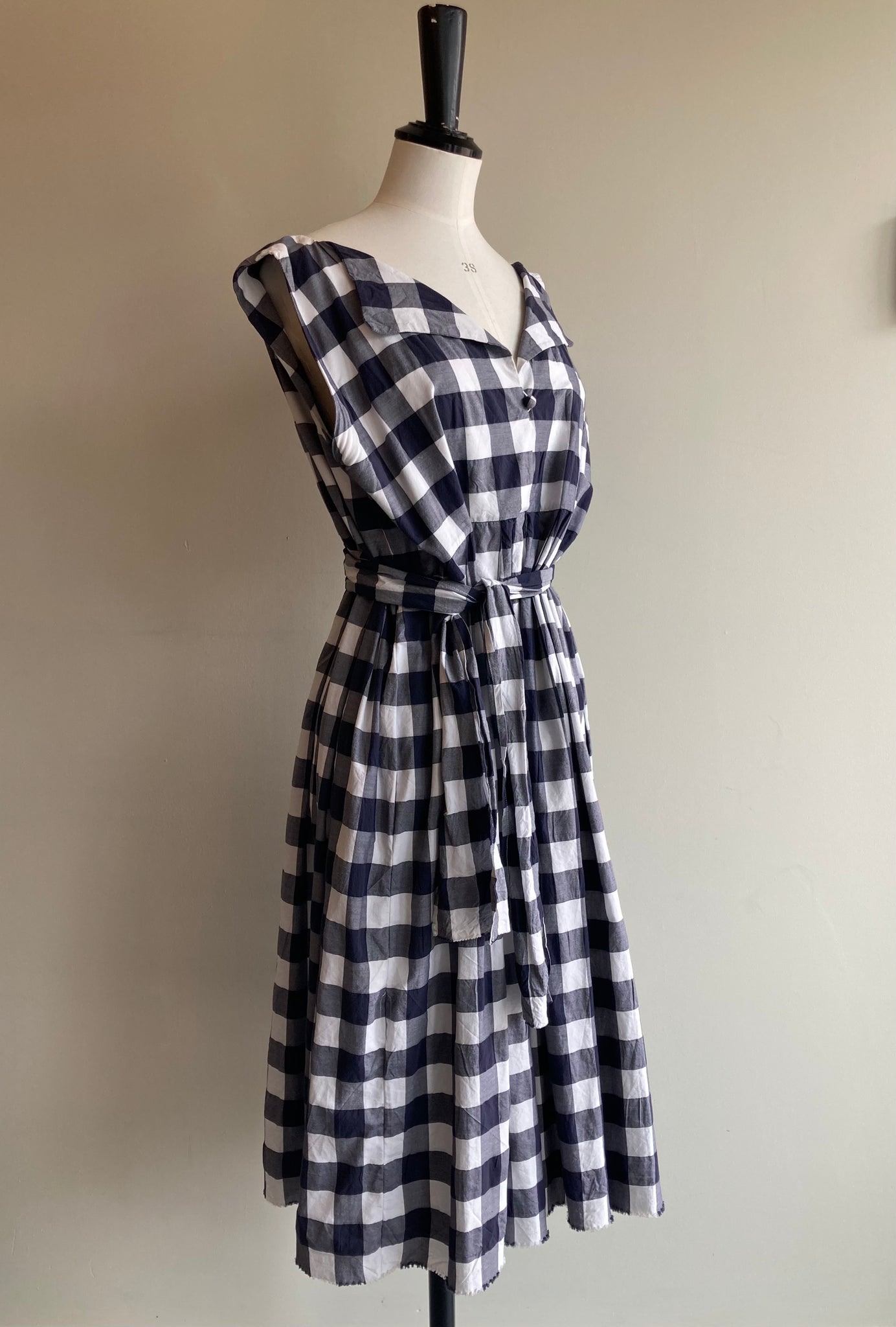 Gingham Cotton Dress