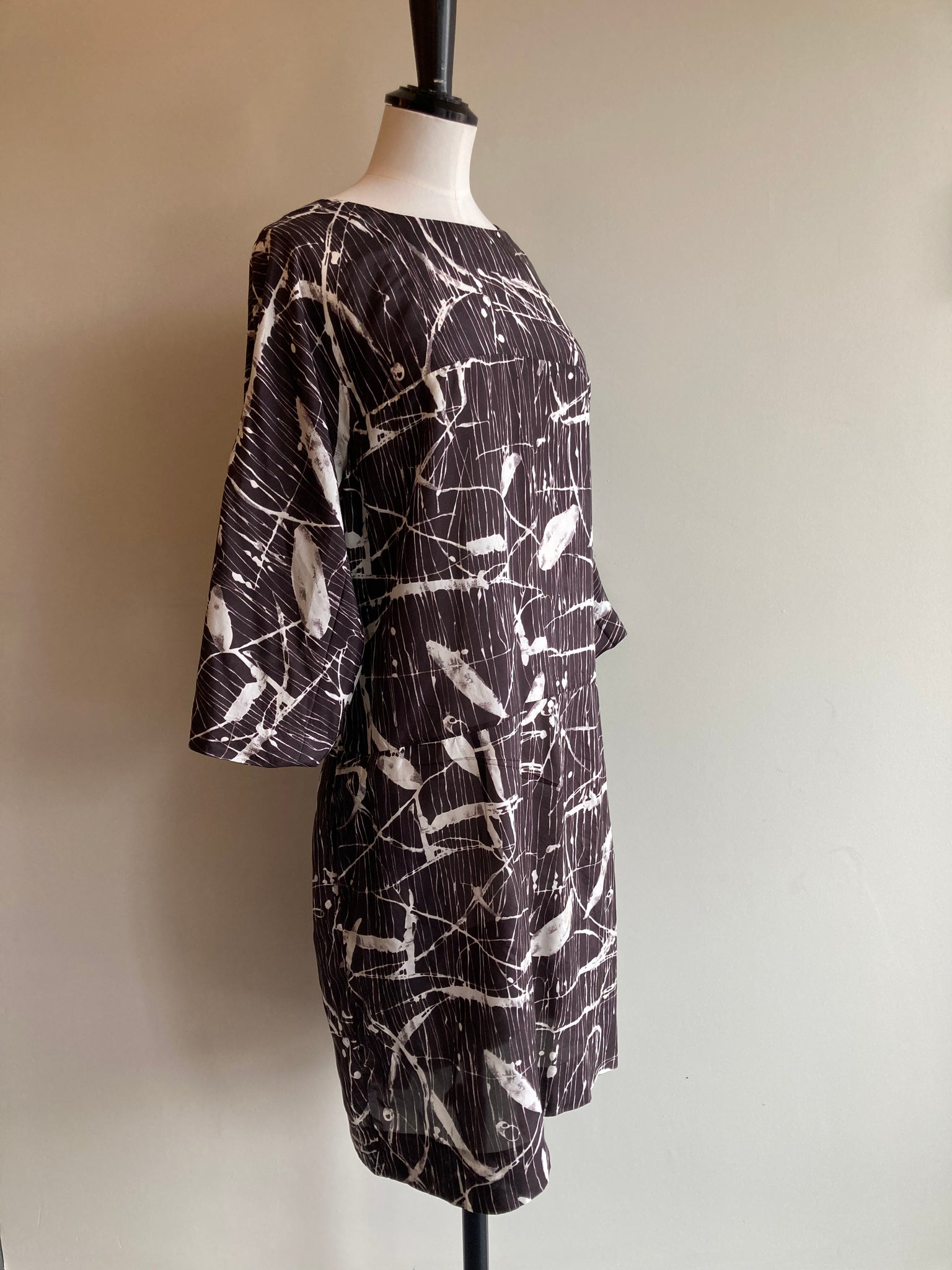 Silk Midi Dress