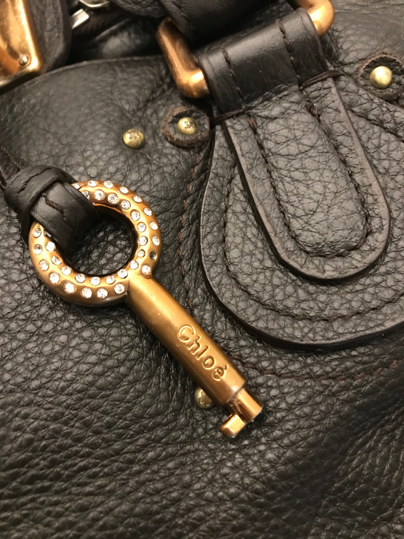 Diamante Paddington Bag