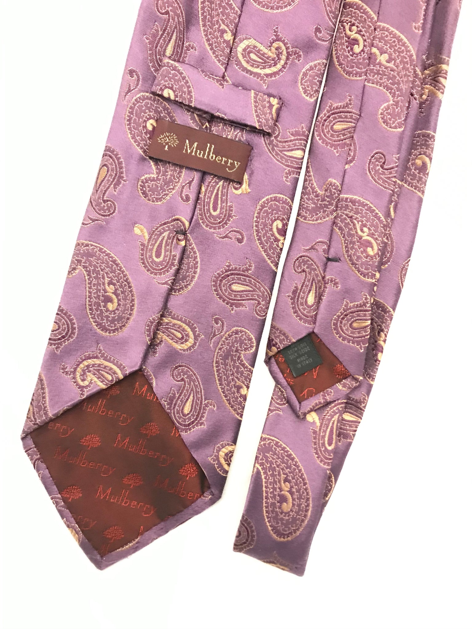 Paisley Pattern Silk Tie