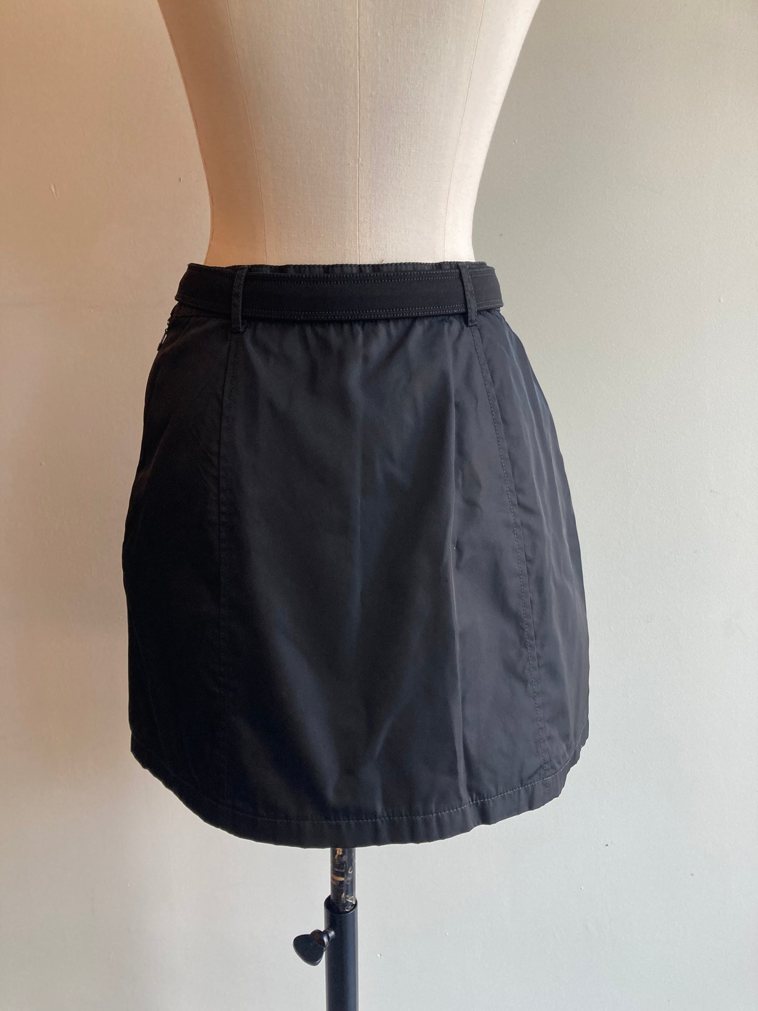 Vintage Nylon Mini Skirt