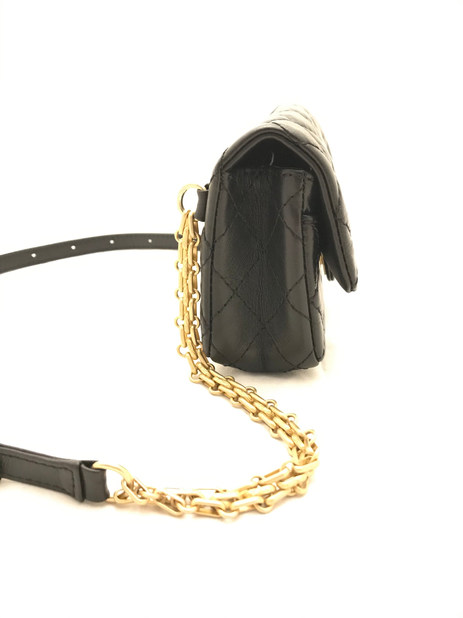 Quilted Leather Re Issue 2.55 Belt Bag