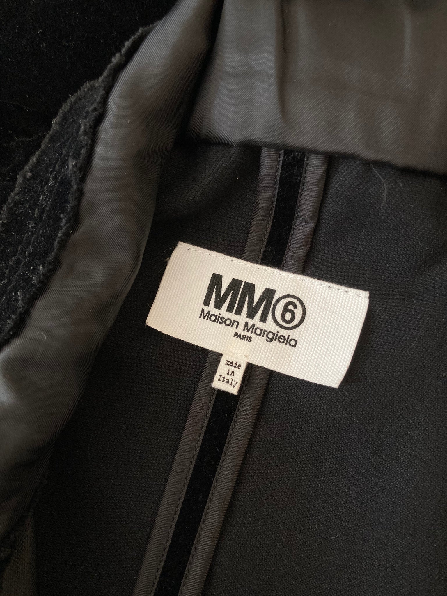 Raw Edged Velvet Trouser Suit