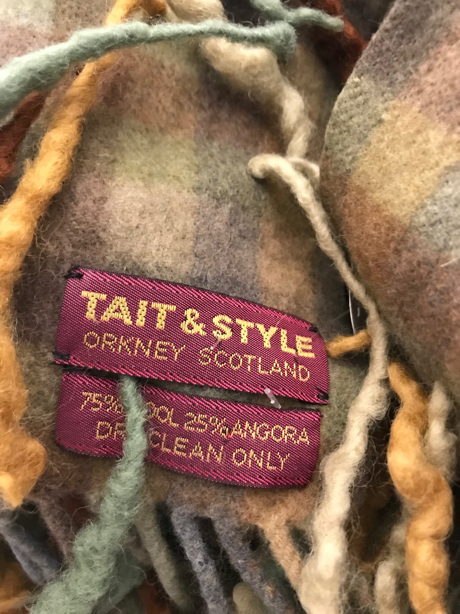 Wool/Angora Scarf