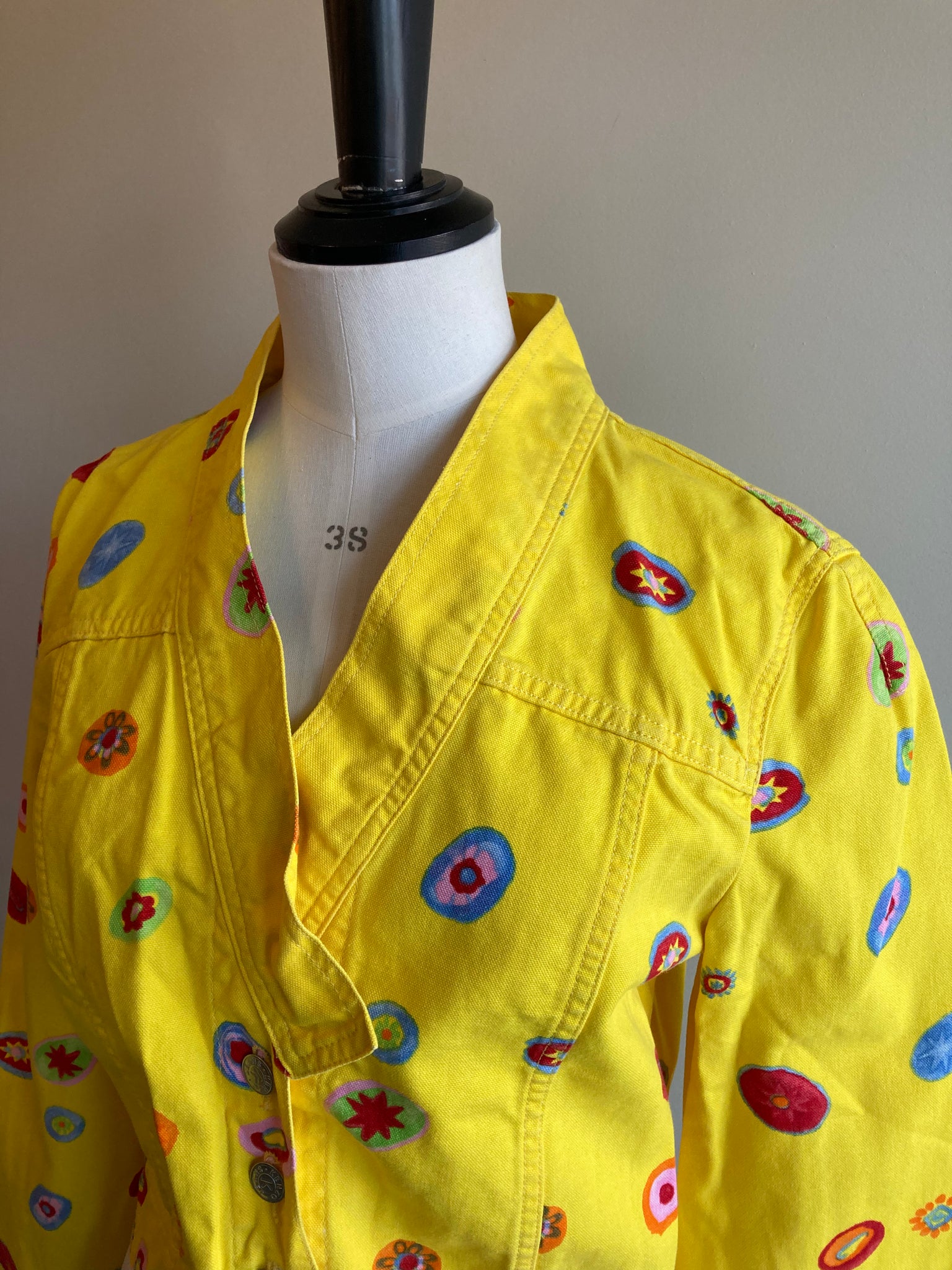 Vintage Cotton Floral Jacket