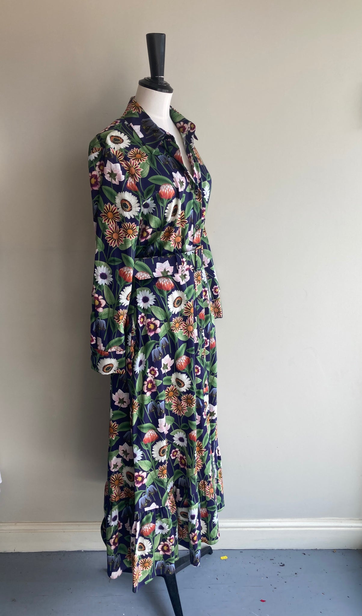 Cotton Floral Maxi Dress