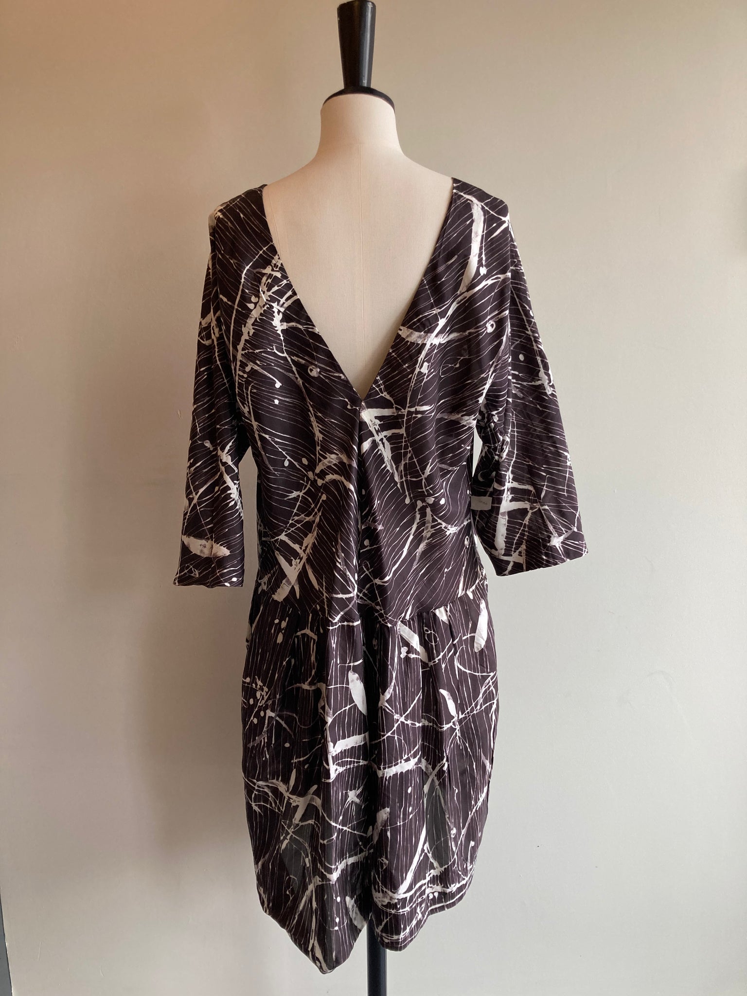 Silk Midi Dress