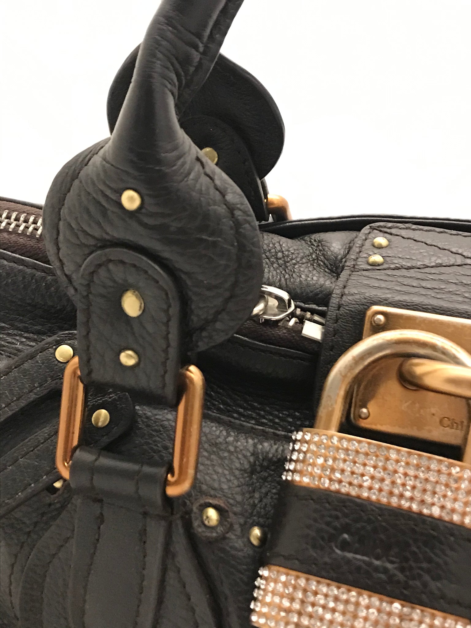 Diamante Paddington Bag