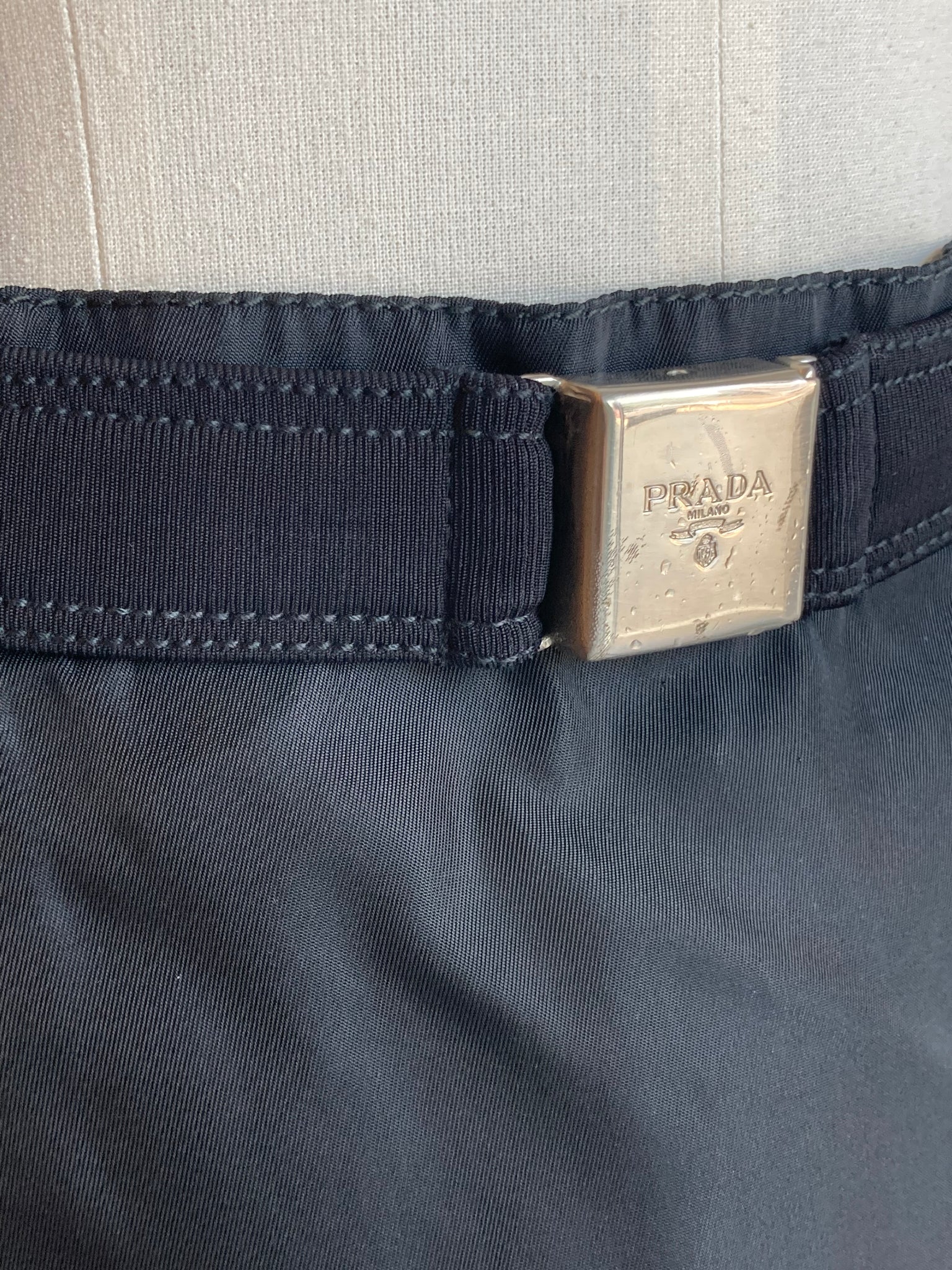 Vintage Nylon Mini Skirt