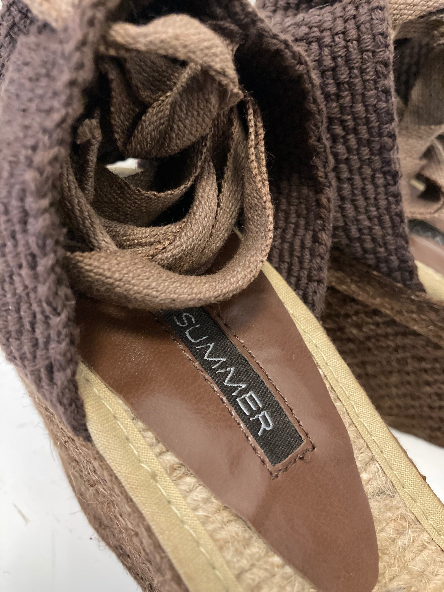 Woven Wedge Espadrilles