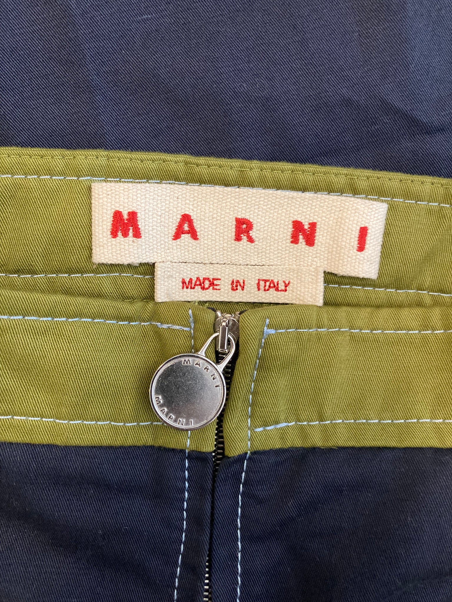 Flared Cotton Trousers