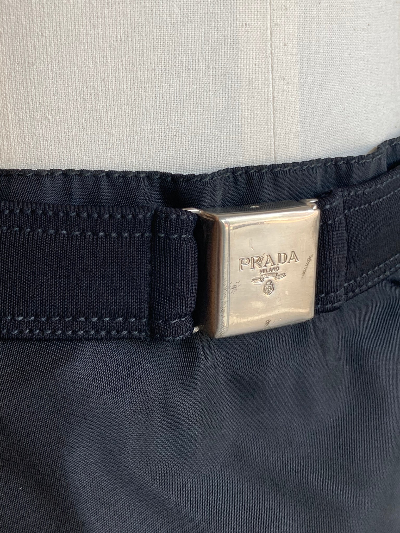 Vintage Nylon Mini Skirt