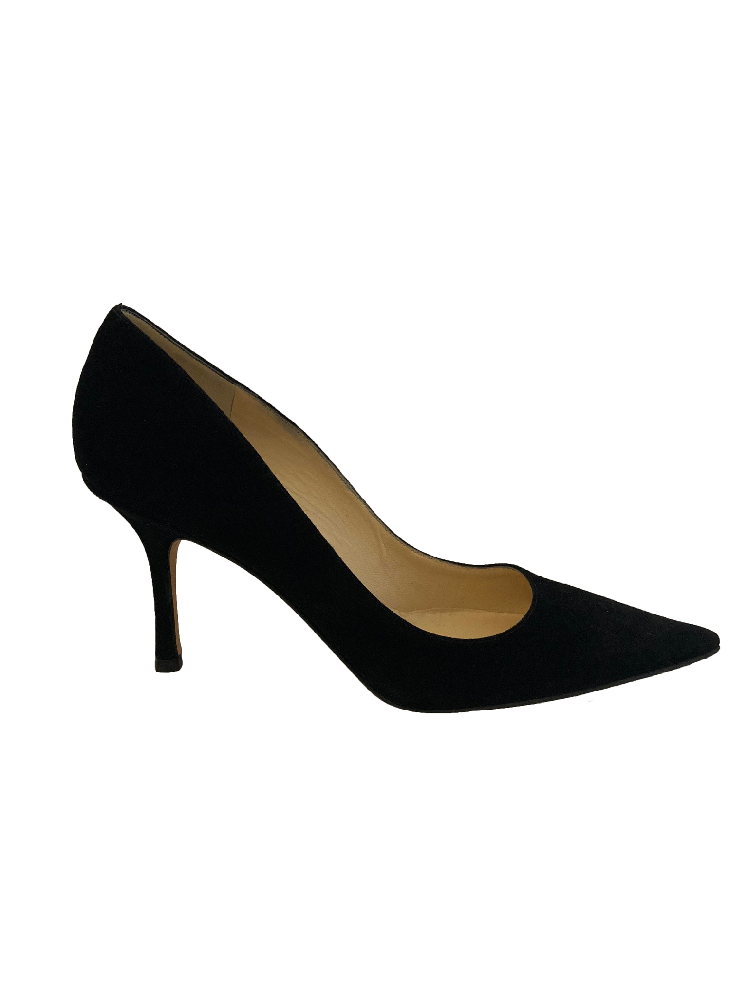 Pointed Suede Heels