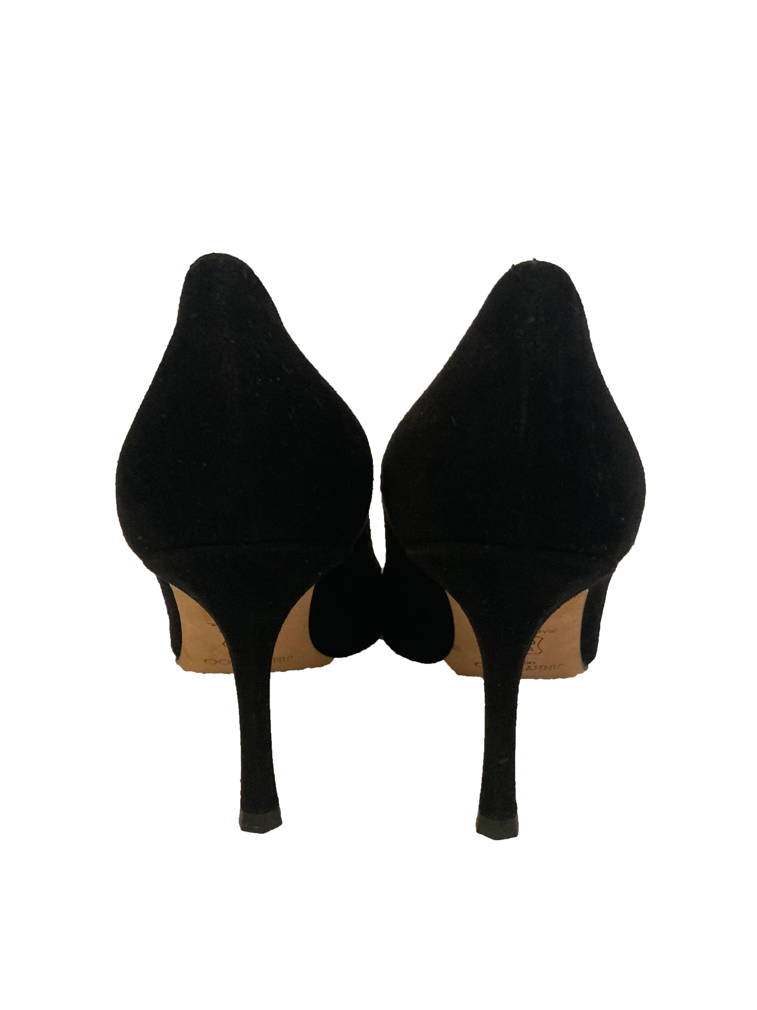 Pointed Suede Heels