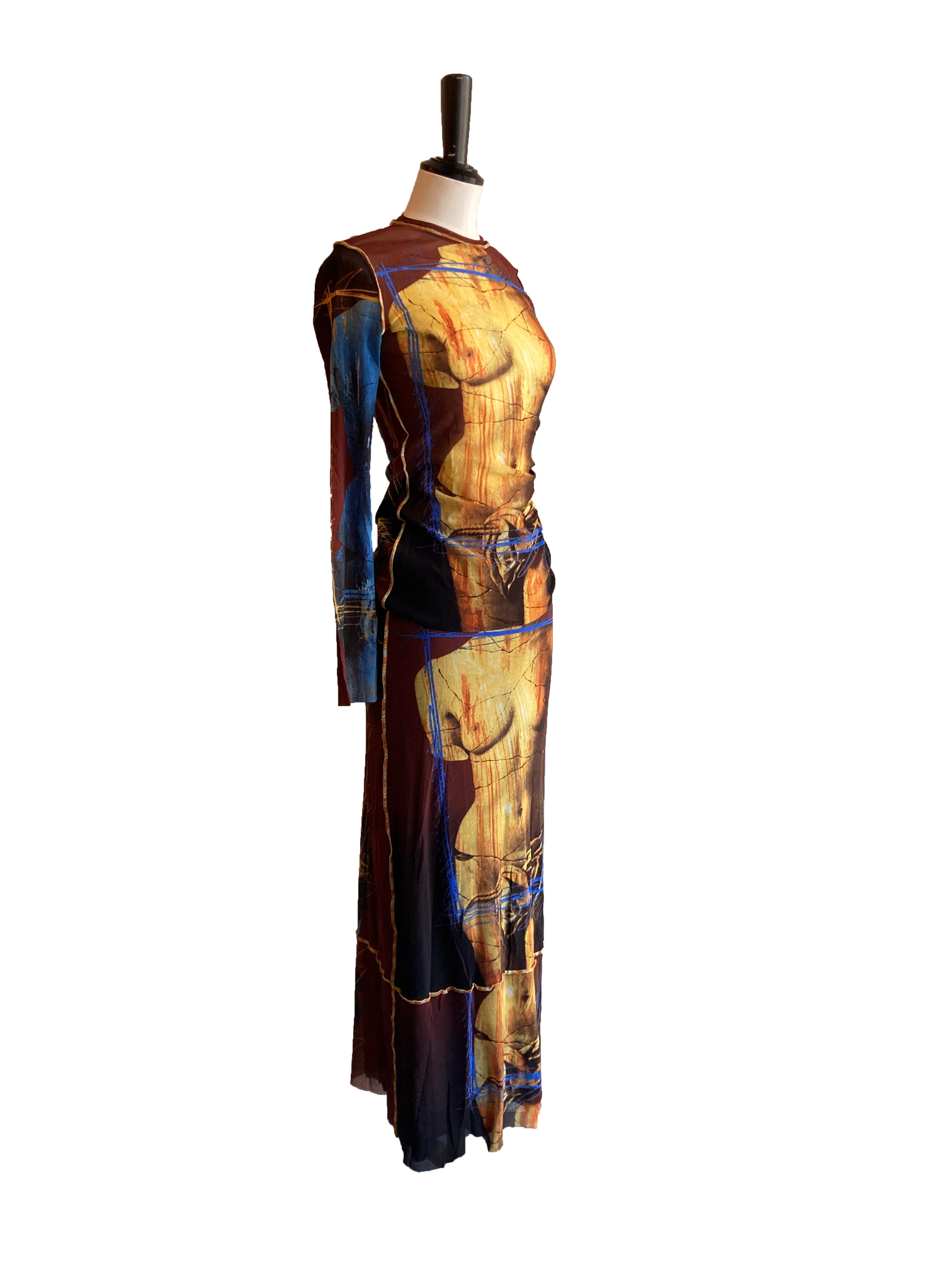 Vintage Venus De Milo Mesh Two Piece