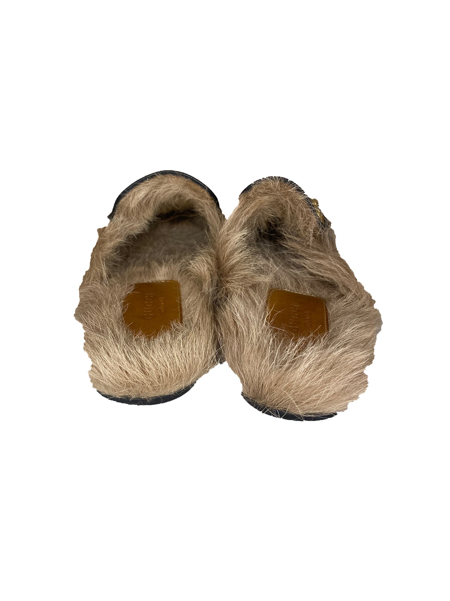 Princetown Horsebit Shearling Slides