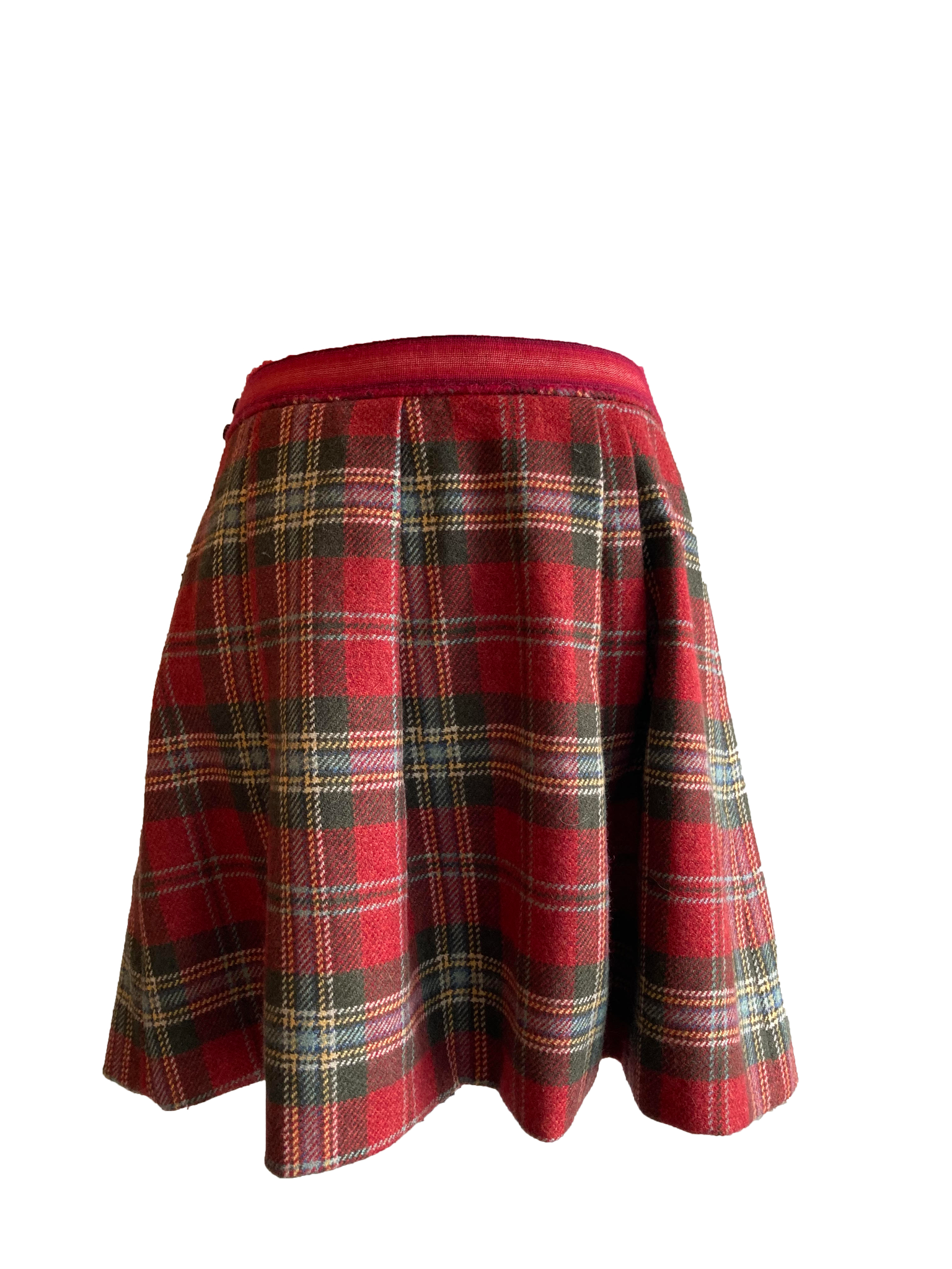 Wool Mini Skirt