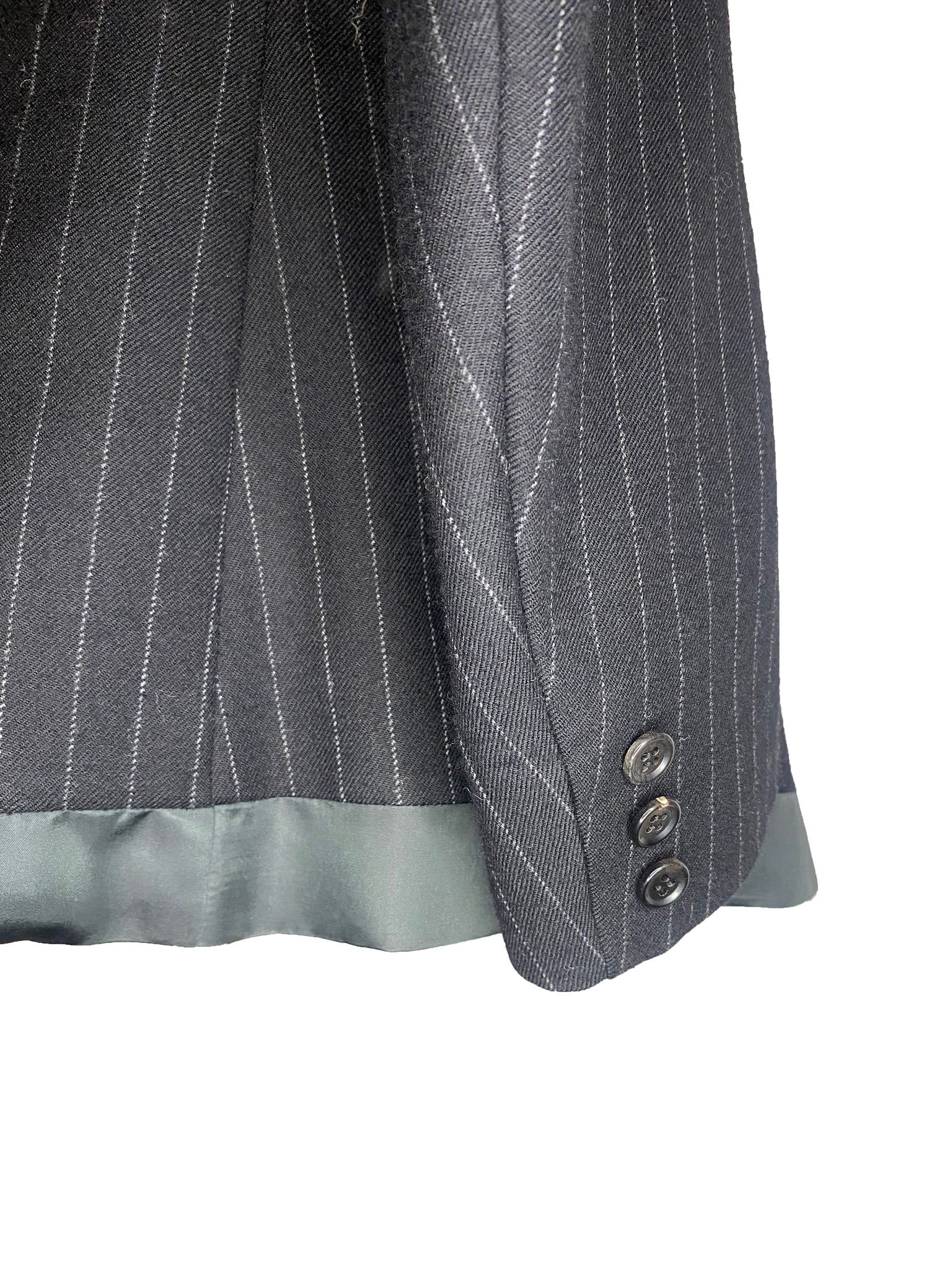 Pinstriped Wool Jacket