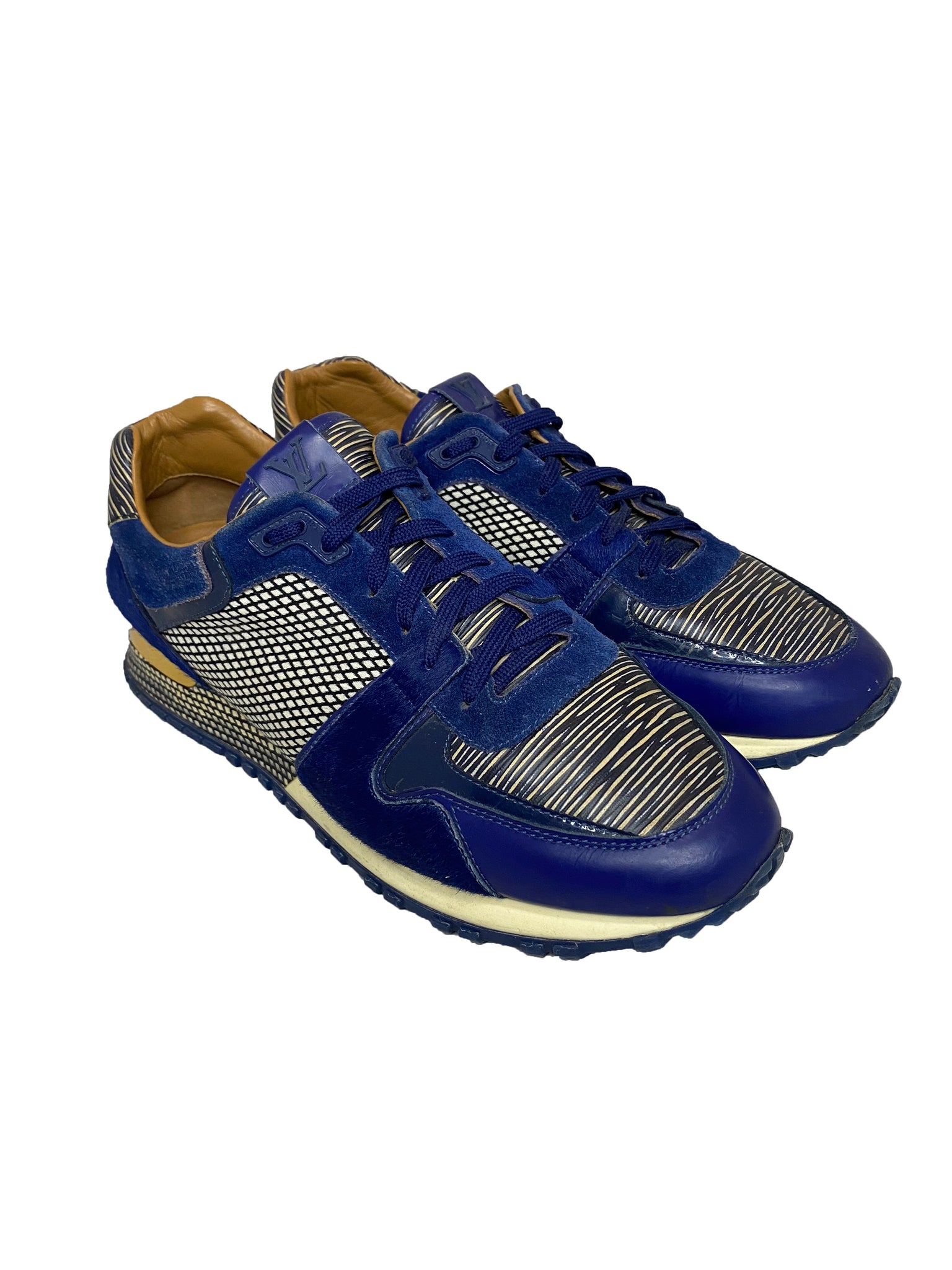 Suede and Ponyskin Sneakers