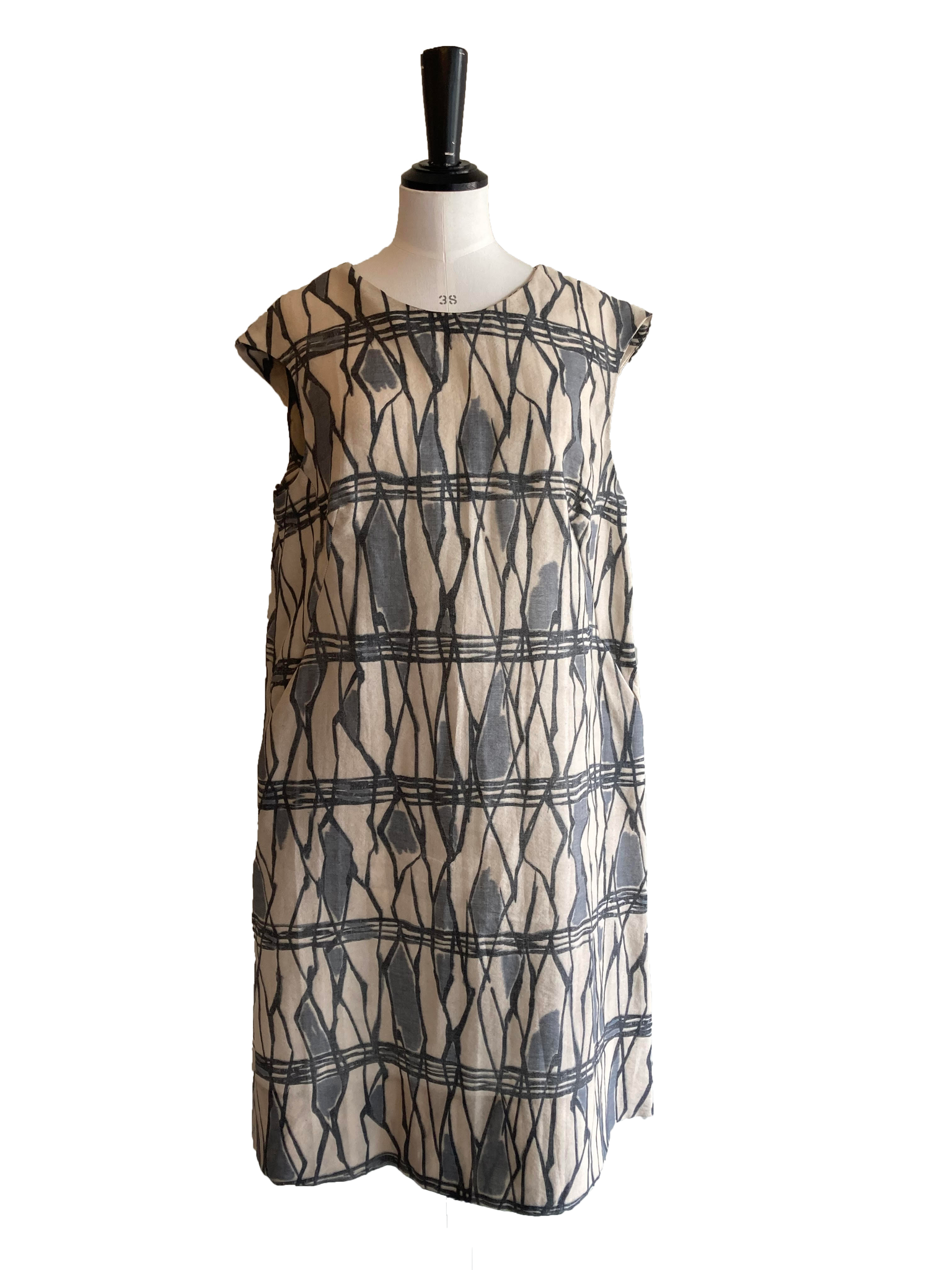 Graphic Print Midi Dress