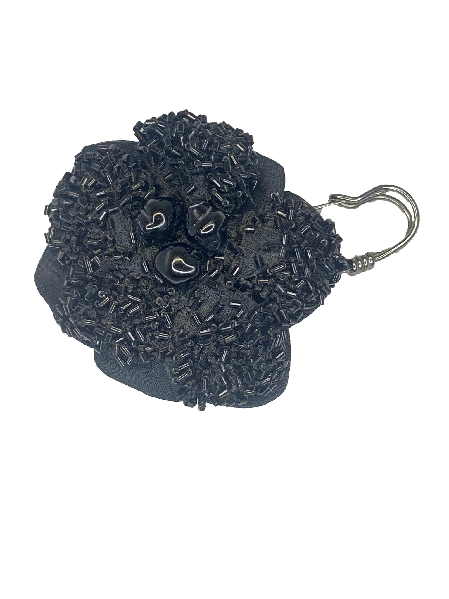 Beaded Flower Brooch
