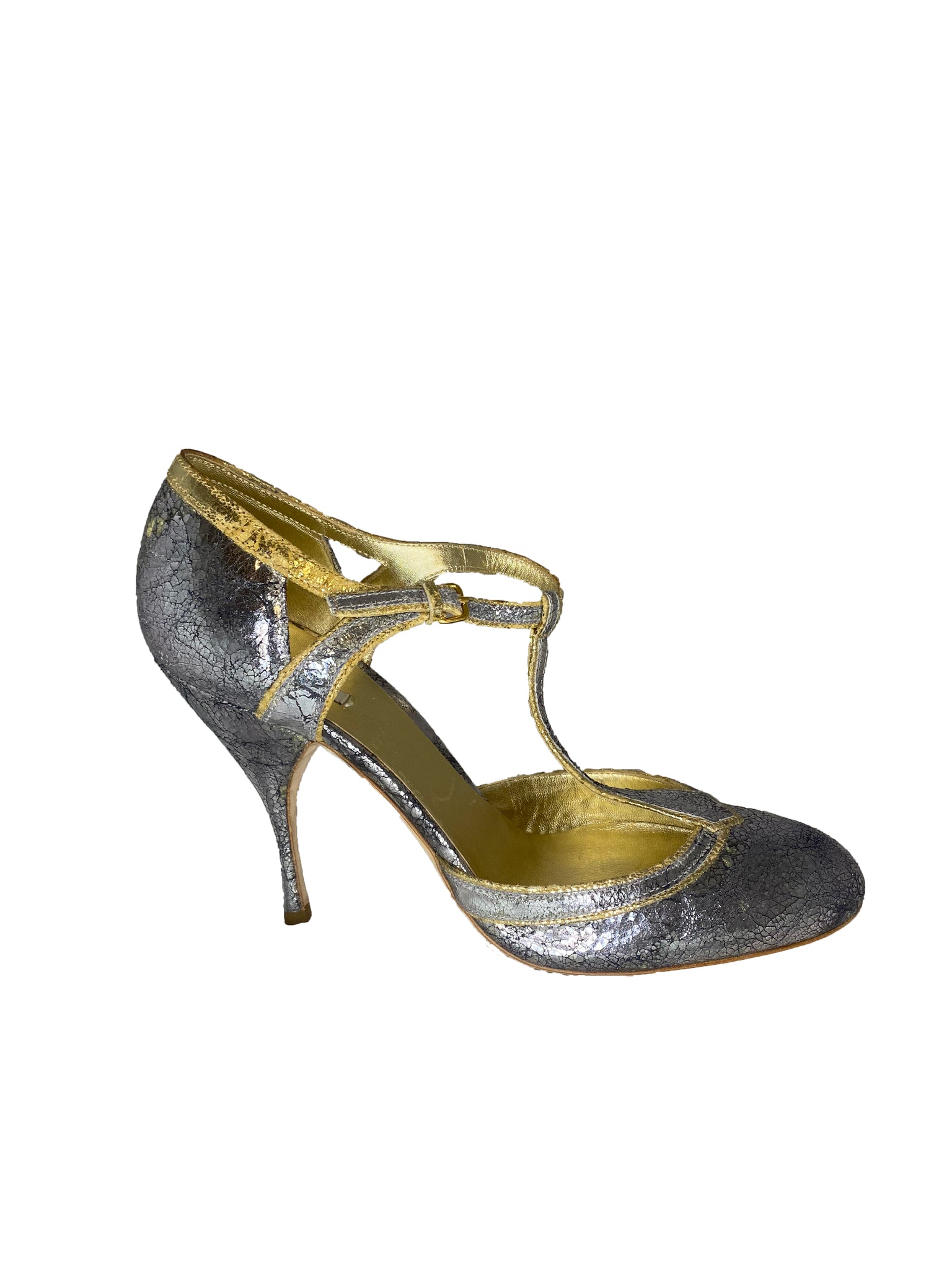 'Deco`'Crackle Glitter Heels