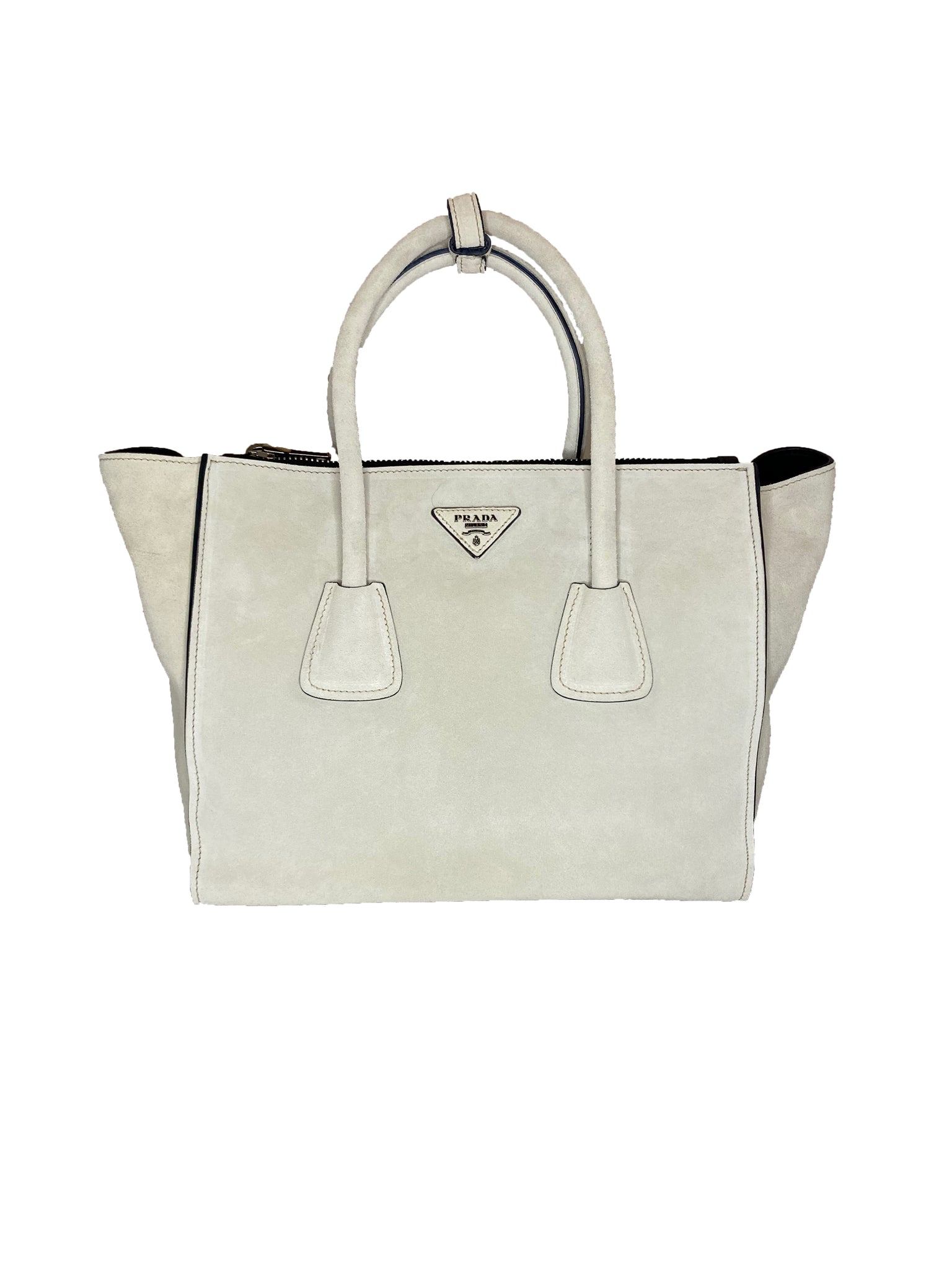 Twin Pocket Double Handle Tote Bag