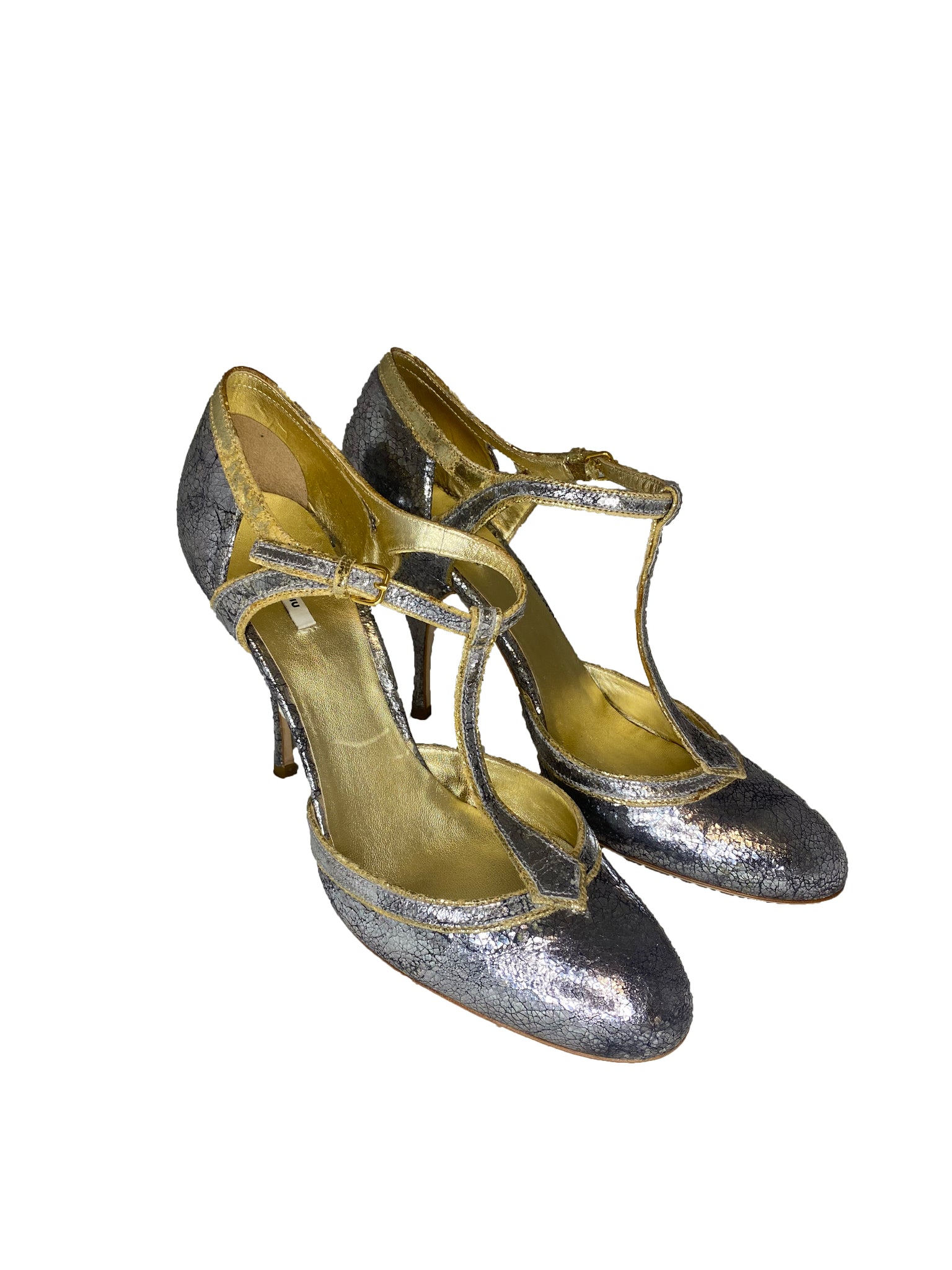 'Deco`'Crackle Glitter Heels