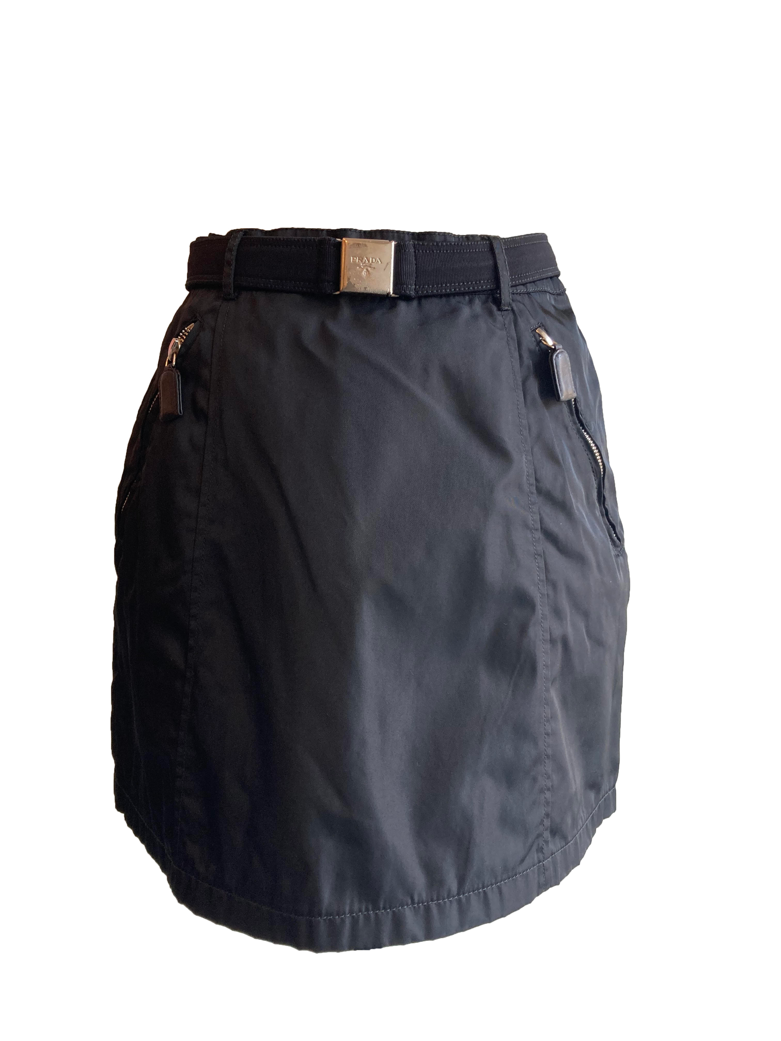 Vintage Nylon Mini Skirt