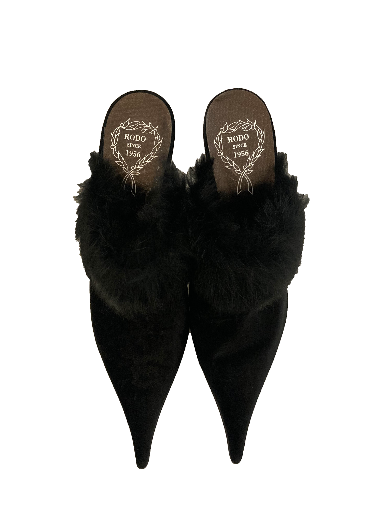 Velvet Raven Mules