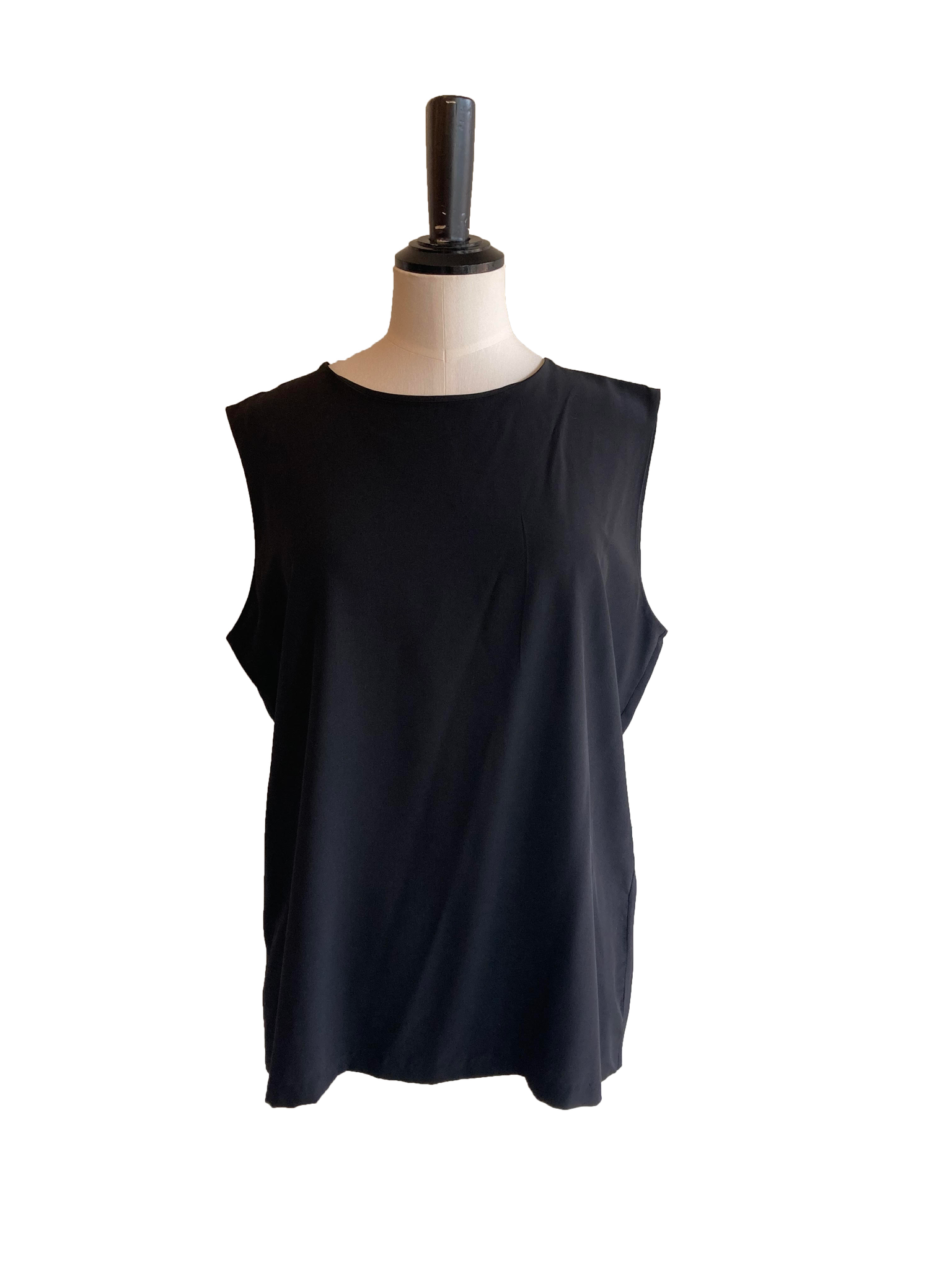 Sleeveless Silk Top