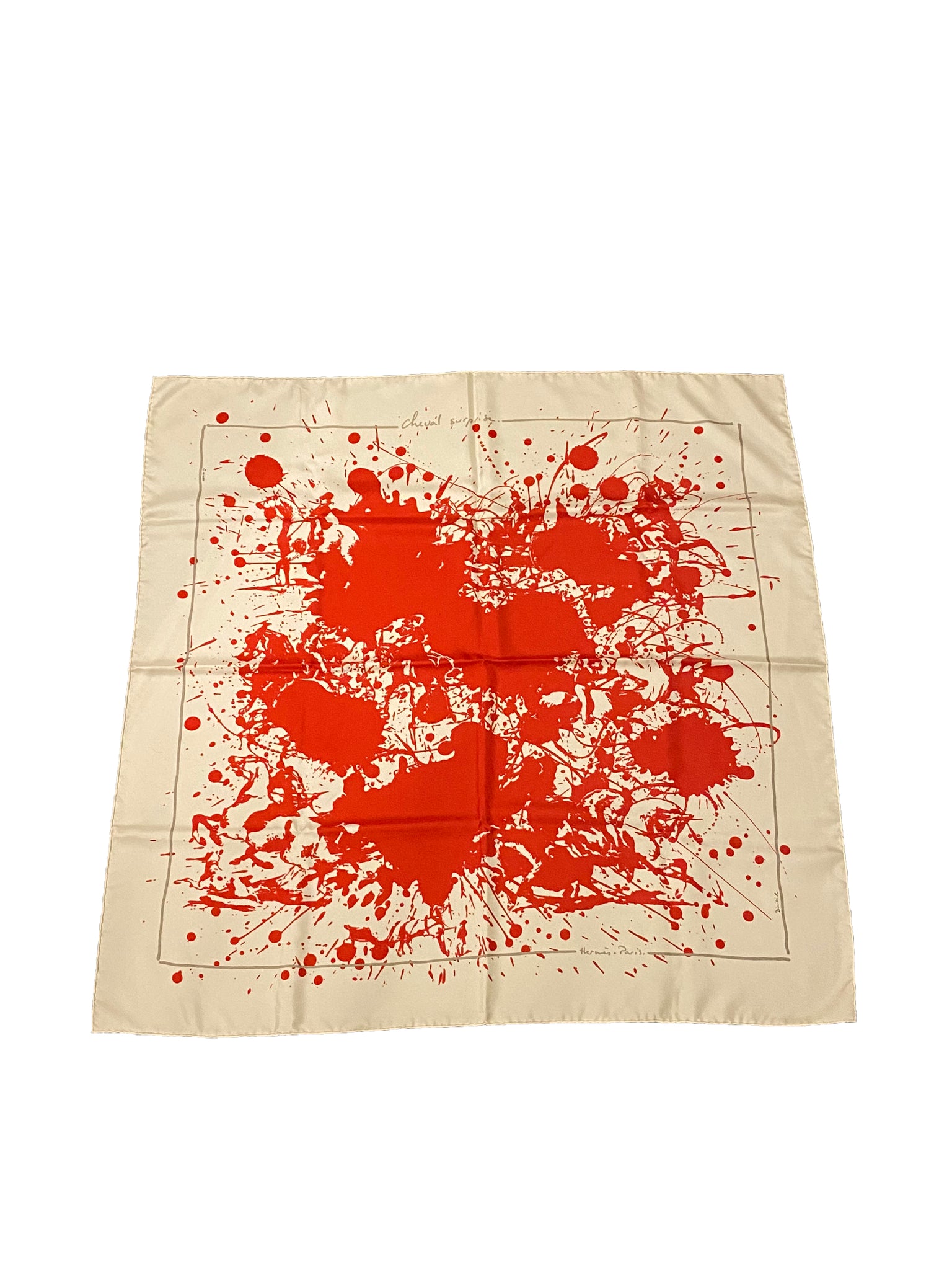 'Cheval Surprise' Silk Scarf