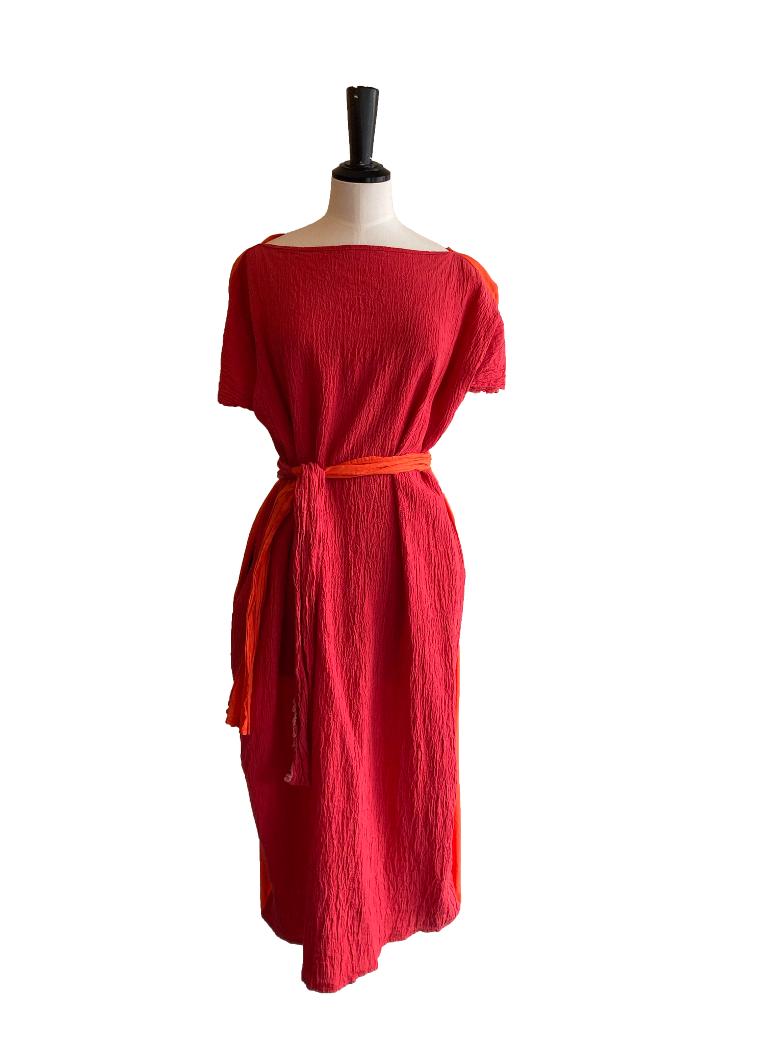 Cotton/Linen Midi Dress