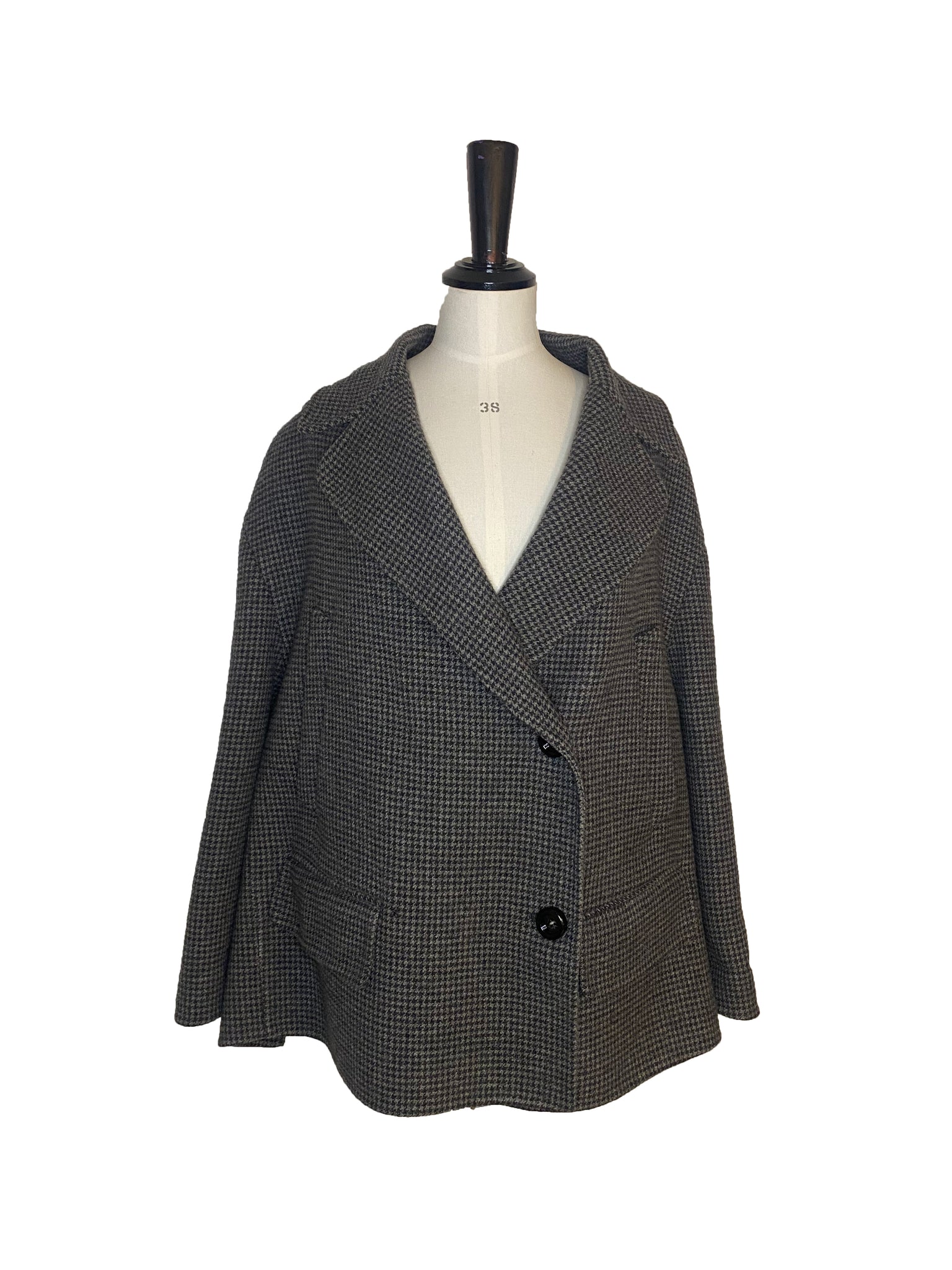 Houndstooth  Wool Jacket