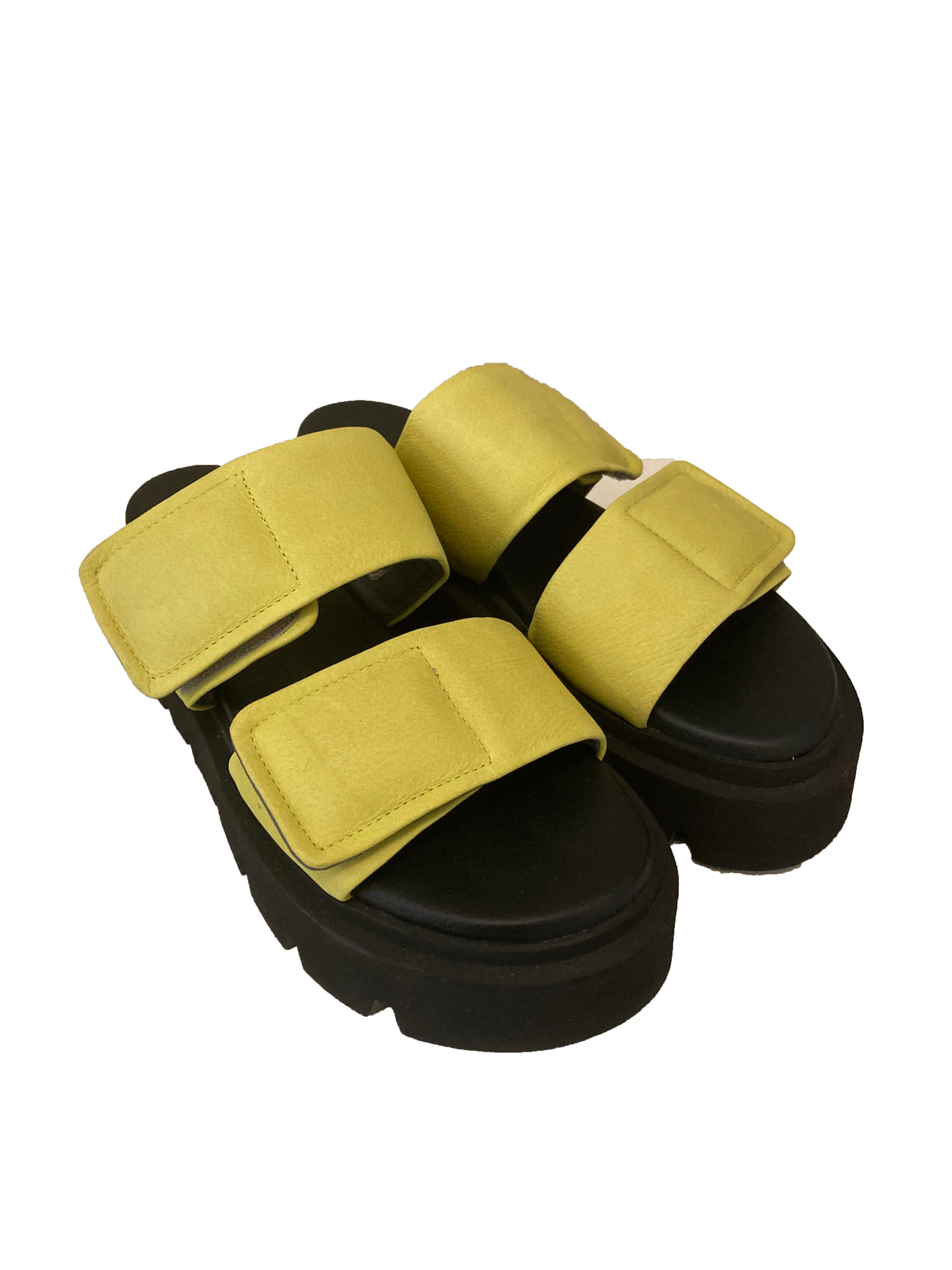 Leather Slide Sandals