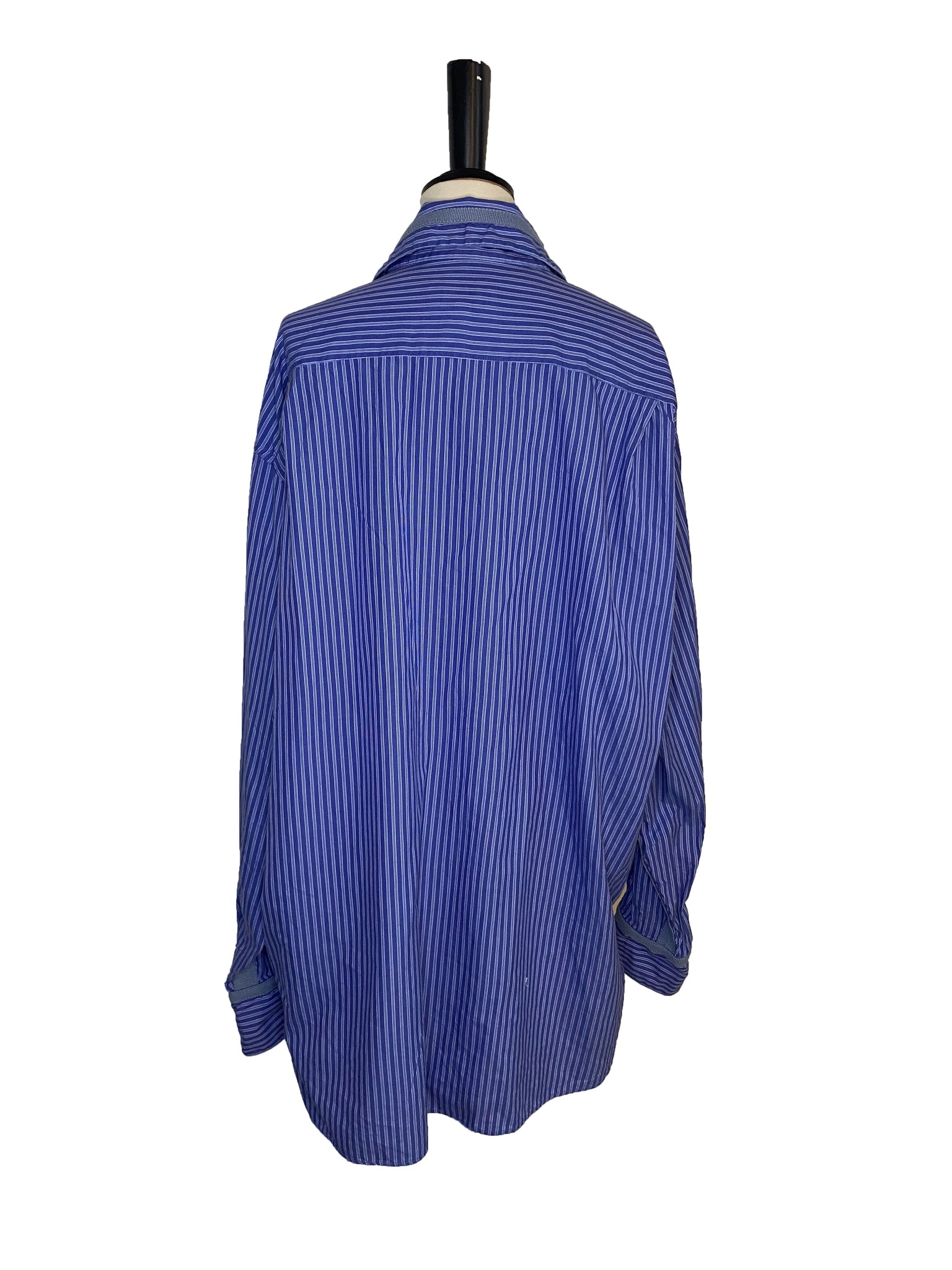 Vintage Blue Cotton Shirt