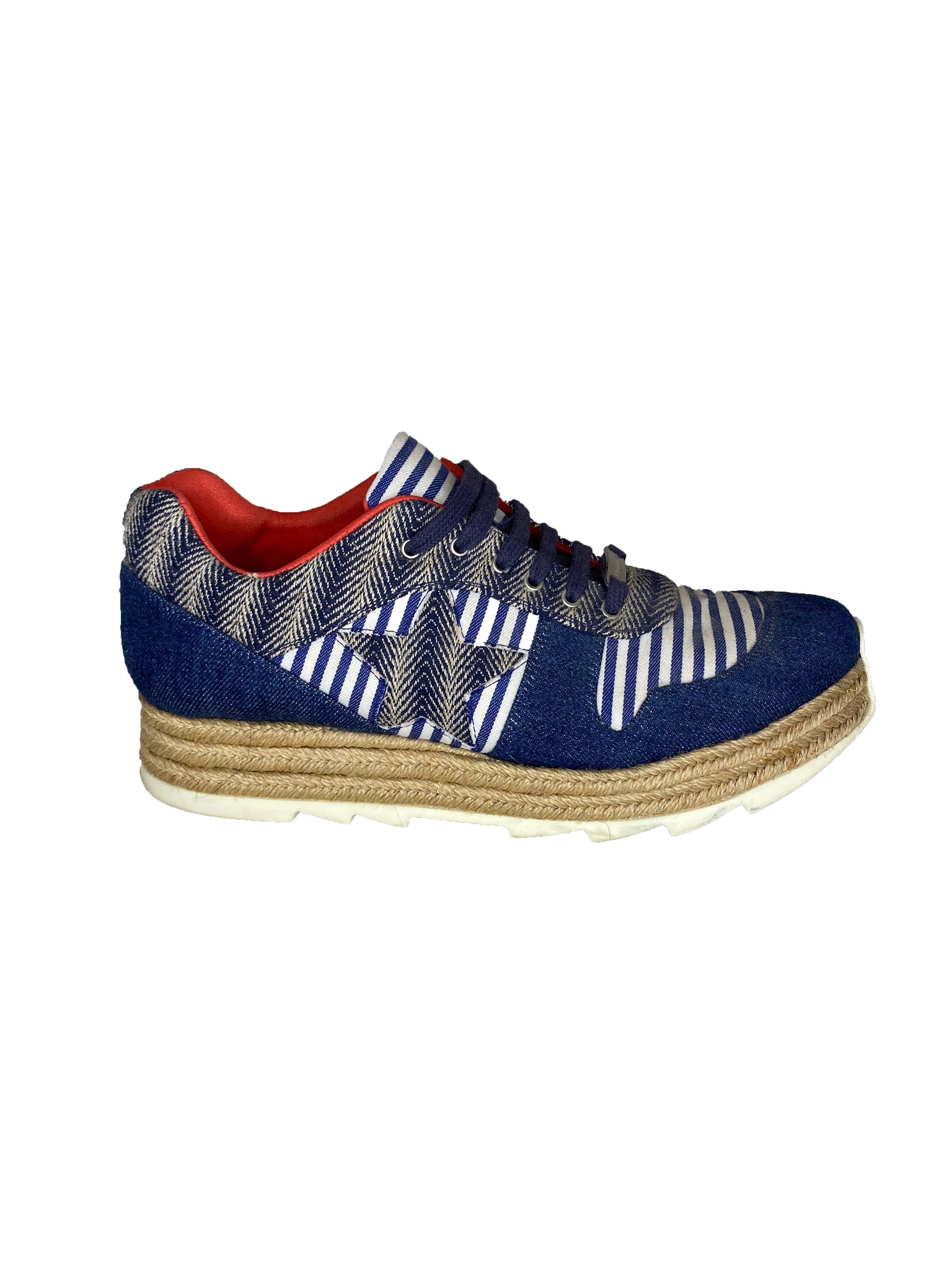 Denim Espadrille Sneakers